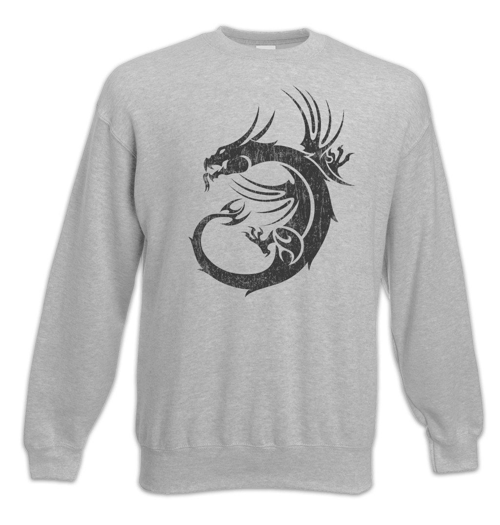 Sweatshirt Tribal Dragon II Sweatshirt Drache Drachen Kelten Celts Keltischer