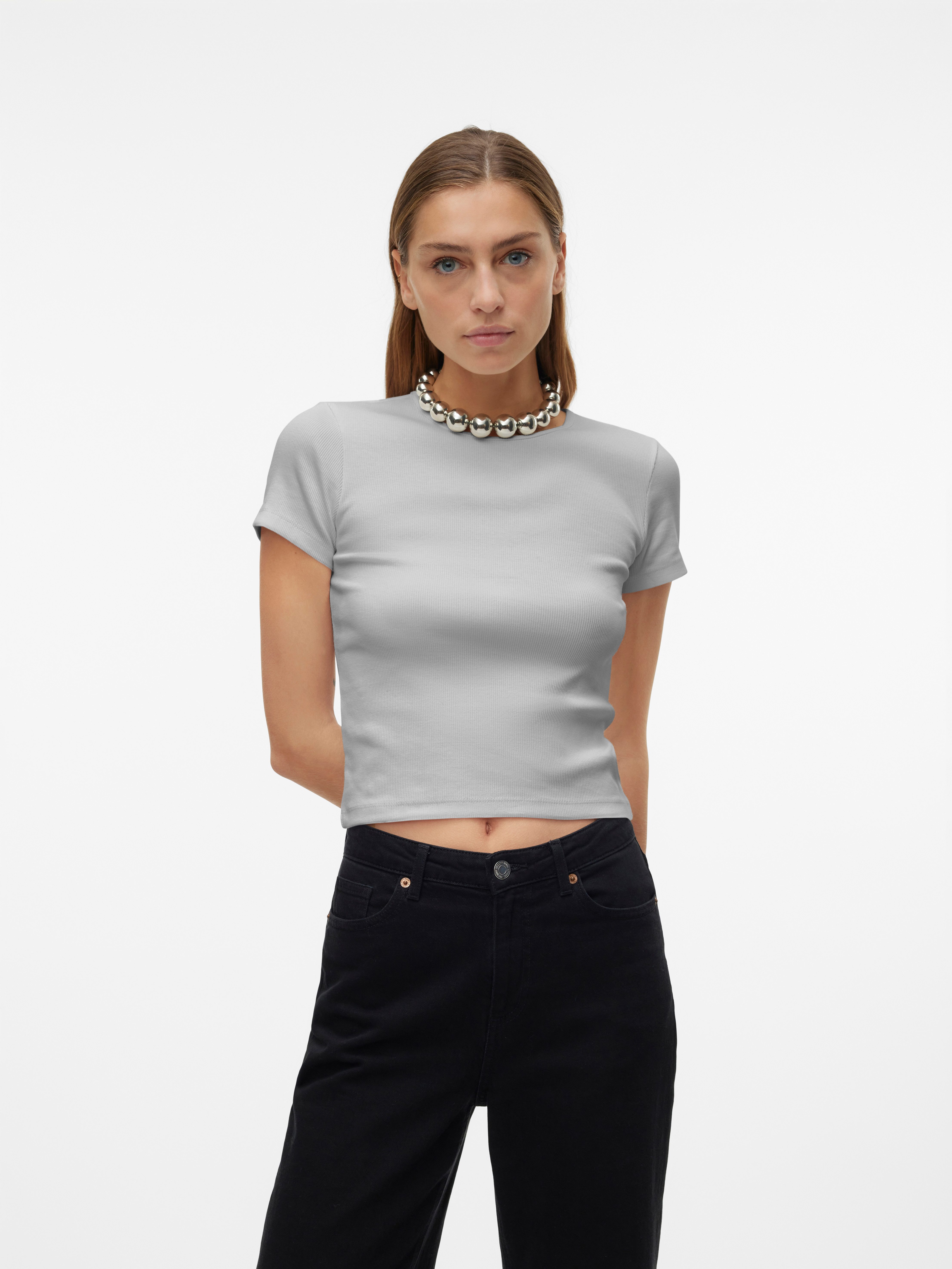 Vero Moda Rundhalsshirt VMCHLOE SS SHORT günstig online kaufen
