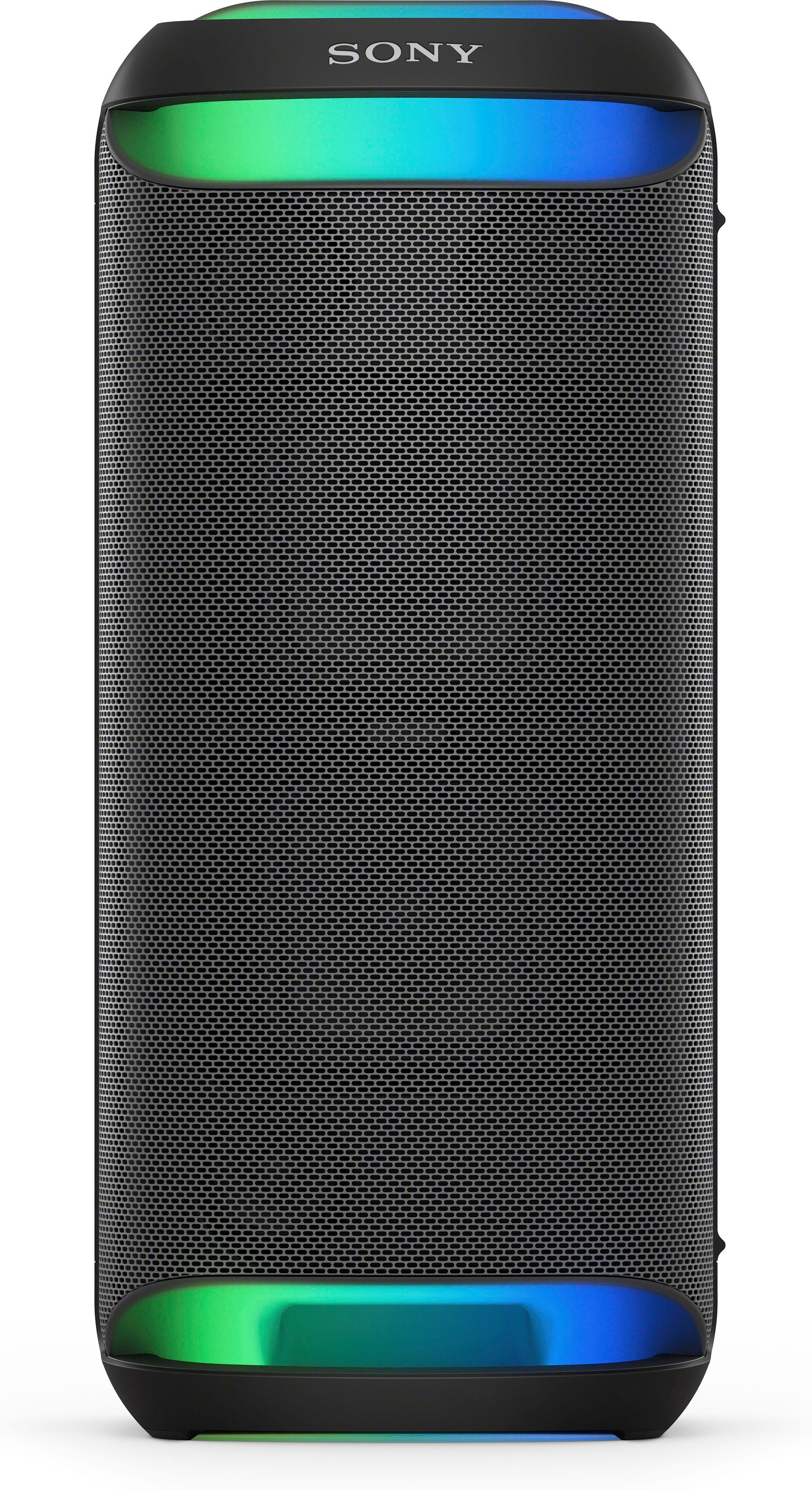 Sony XV800 Stereo Bluetooth-Lautsprecher (Bluetooth, Partylautsprecher, 25 Std. Akku, Schnelladefunktion, inkl. Rädern)