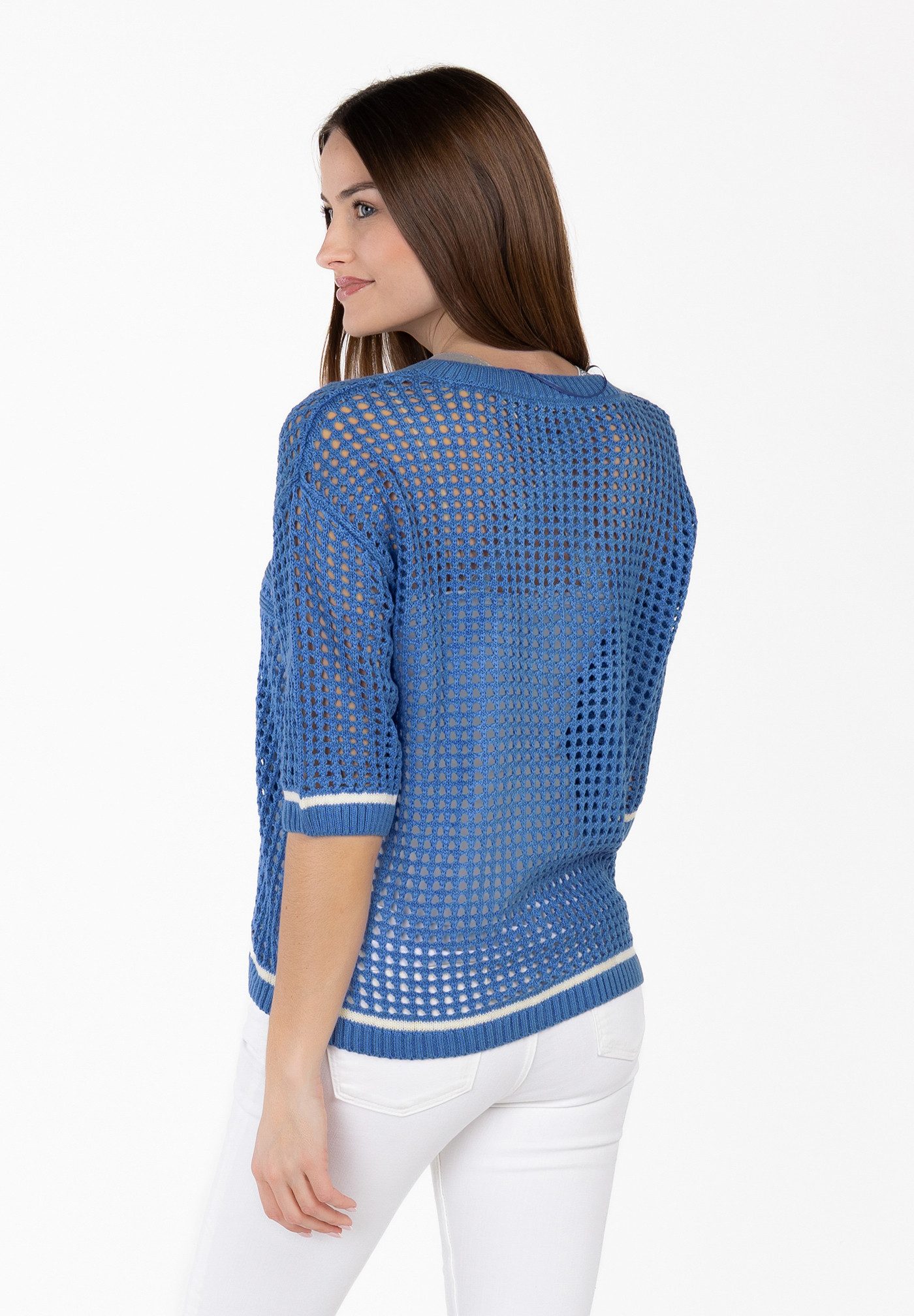 Key Largo Rundhalspullover WKN PIER v-neck (1-tlg)