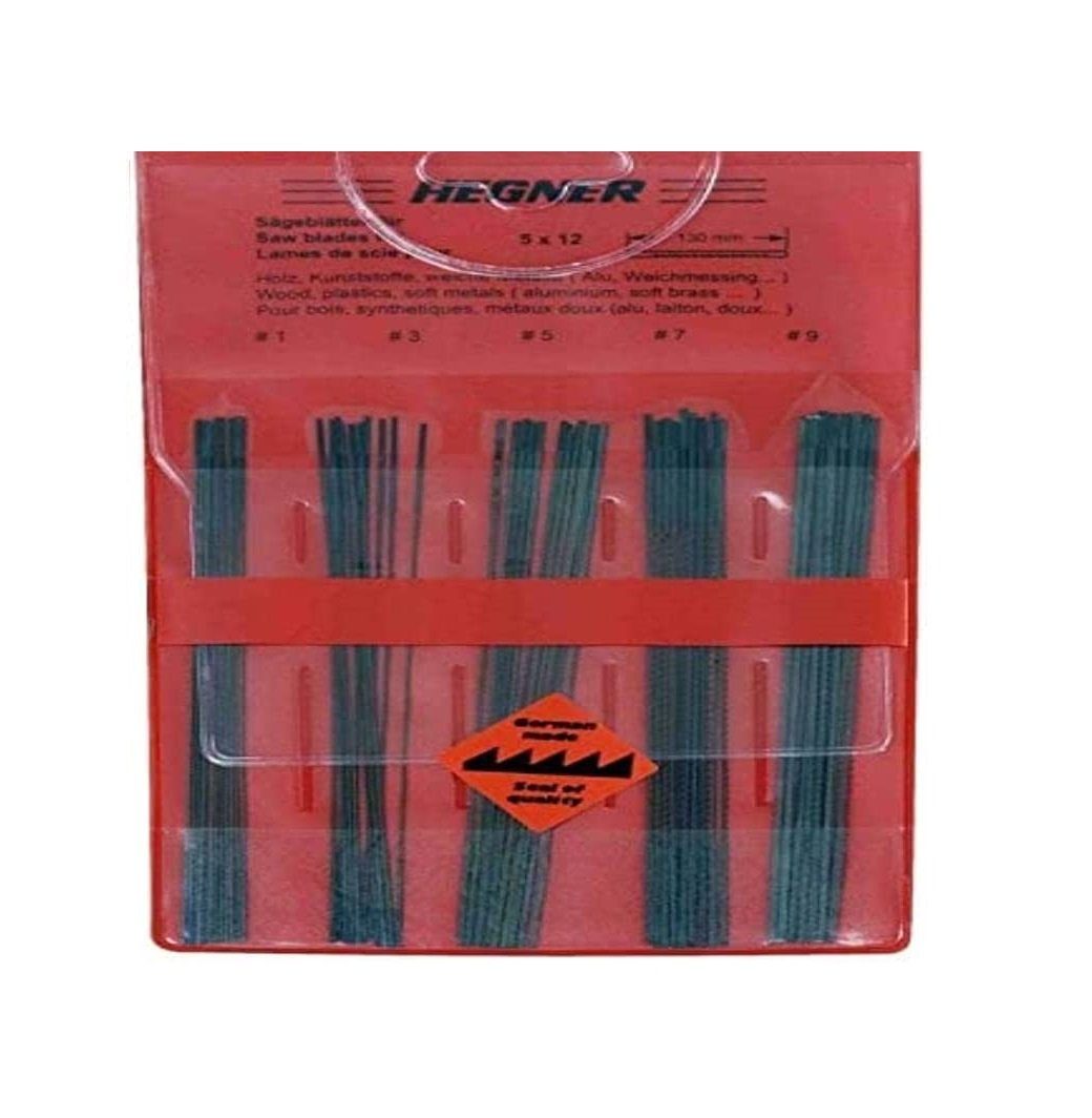 Hegner Sägeblatt Hegner Laubsägeblätter 60-Stück für Holz, Kunststoffe und günstig online kaufen
