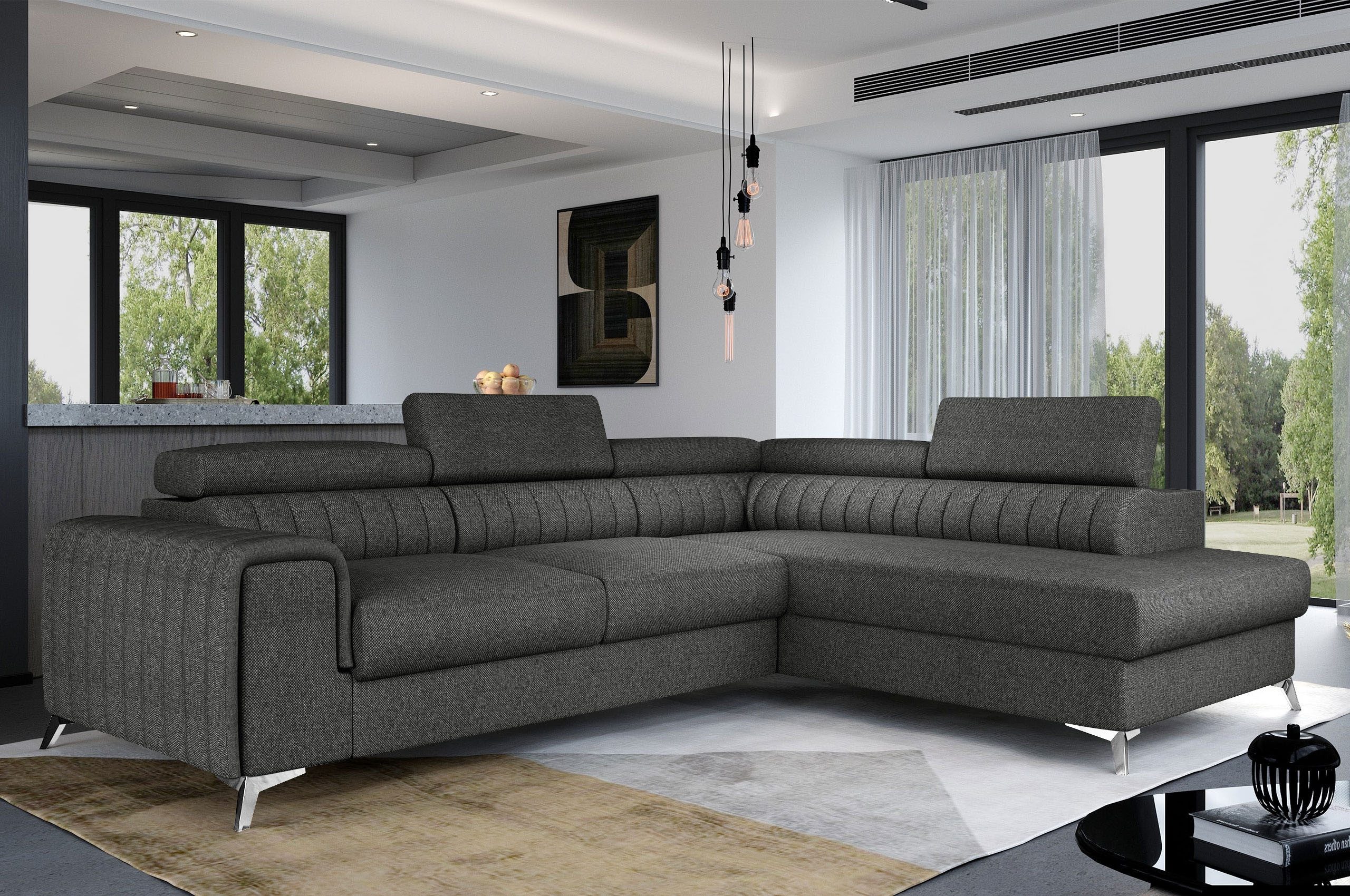 MF Design Polsterecke Lauryn, mit Bettfunktion