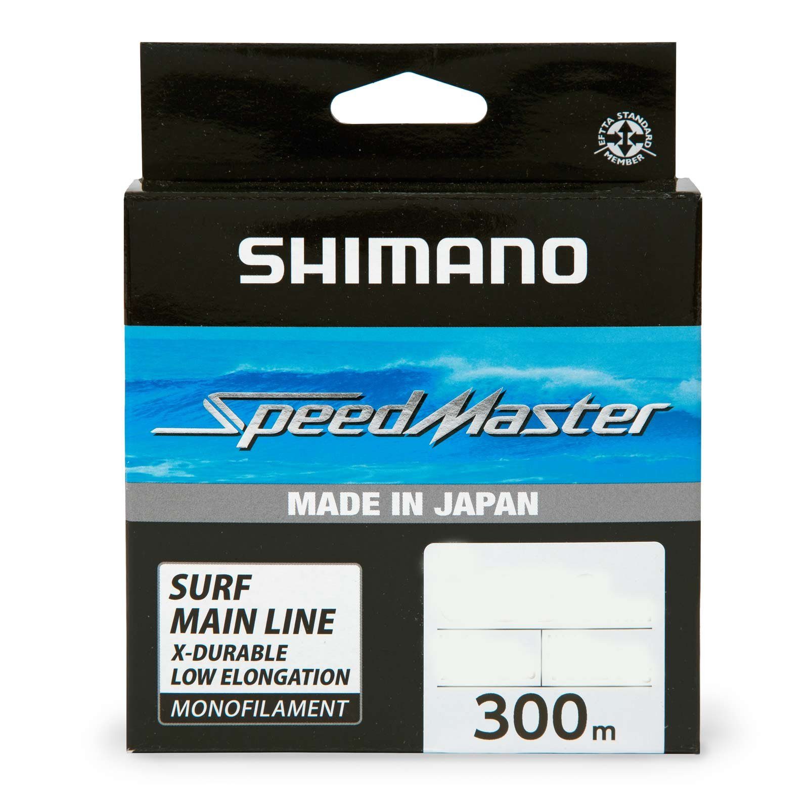 Shimano Angelschnur, 300 m Länge, Shimano Speedmaster Surf Mono 300m 0,30mm/7,95kg monofile Angelschnur