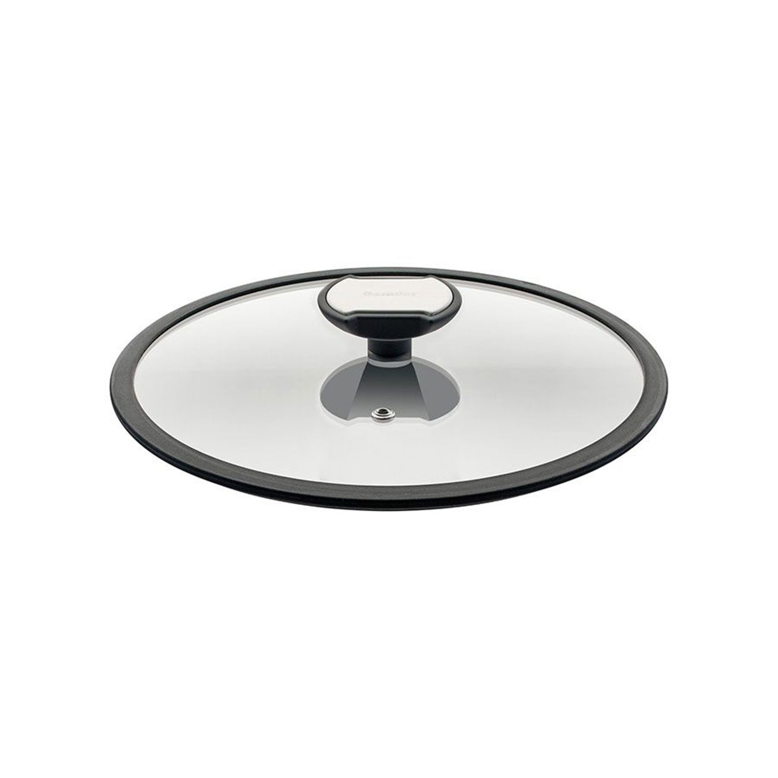 Berndes Topfdeckel Glasdeckel mit Silikonrand Balance, (Stück, 1-tlg., 1 Glasdeckel mit Silikonrand)
