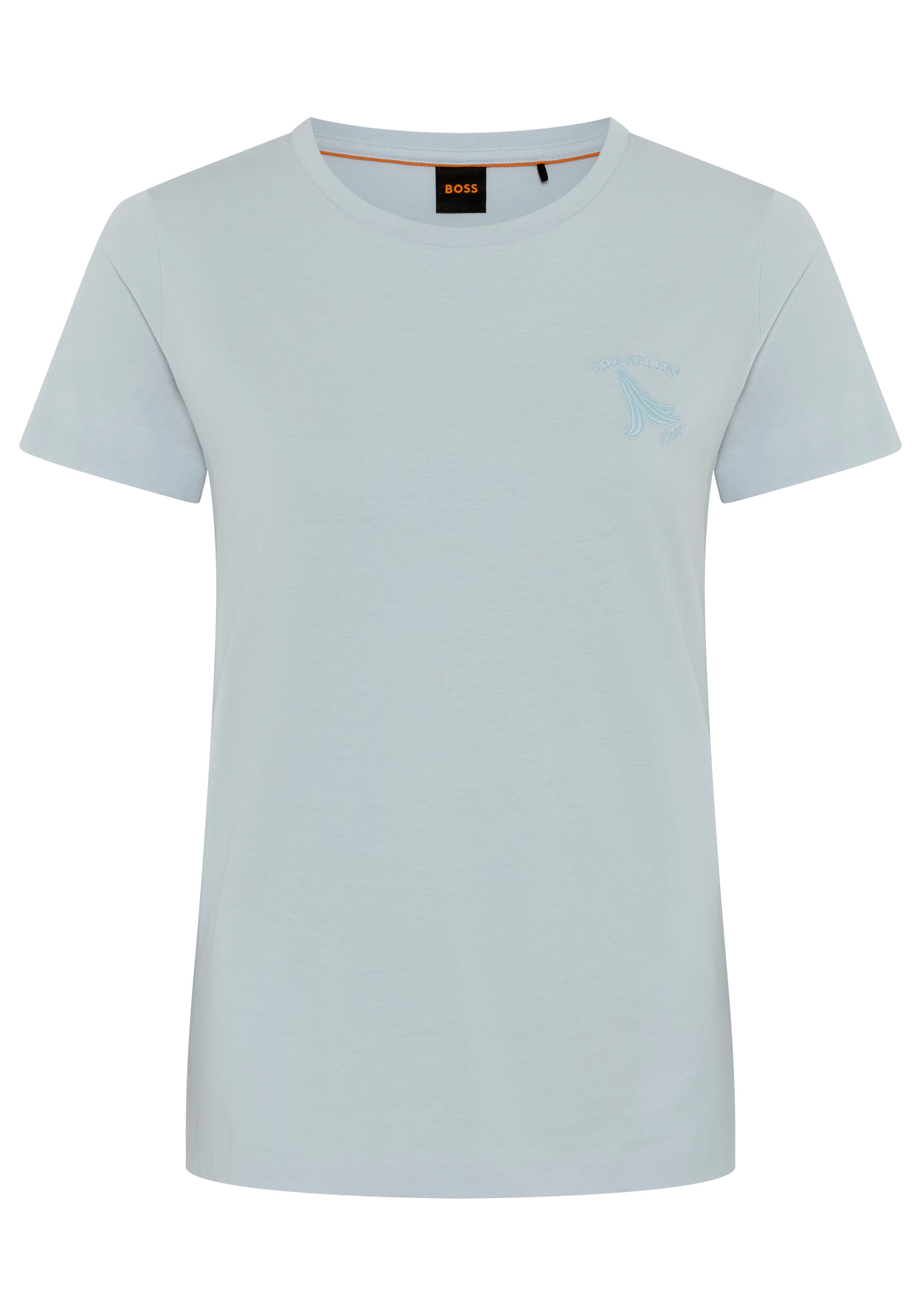 BOSS ORANGE T-Shirt Elove Premium Damenmode im Slim Fit, bestickt