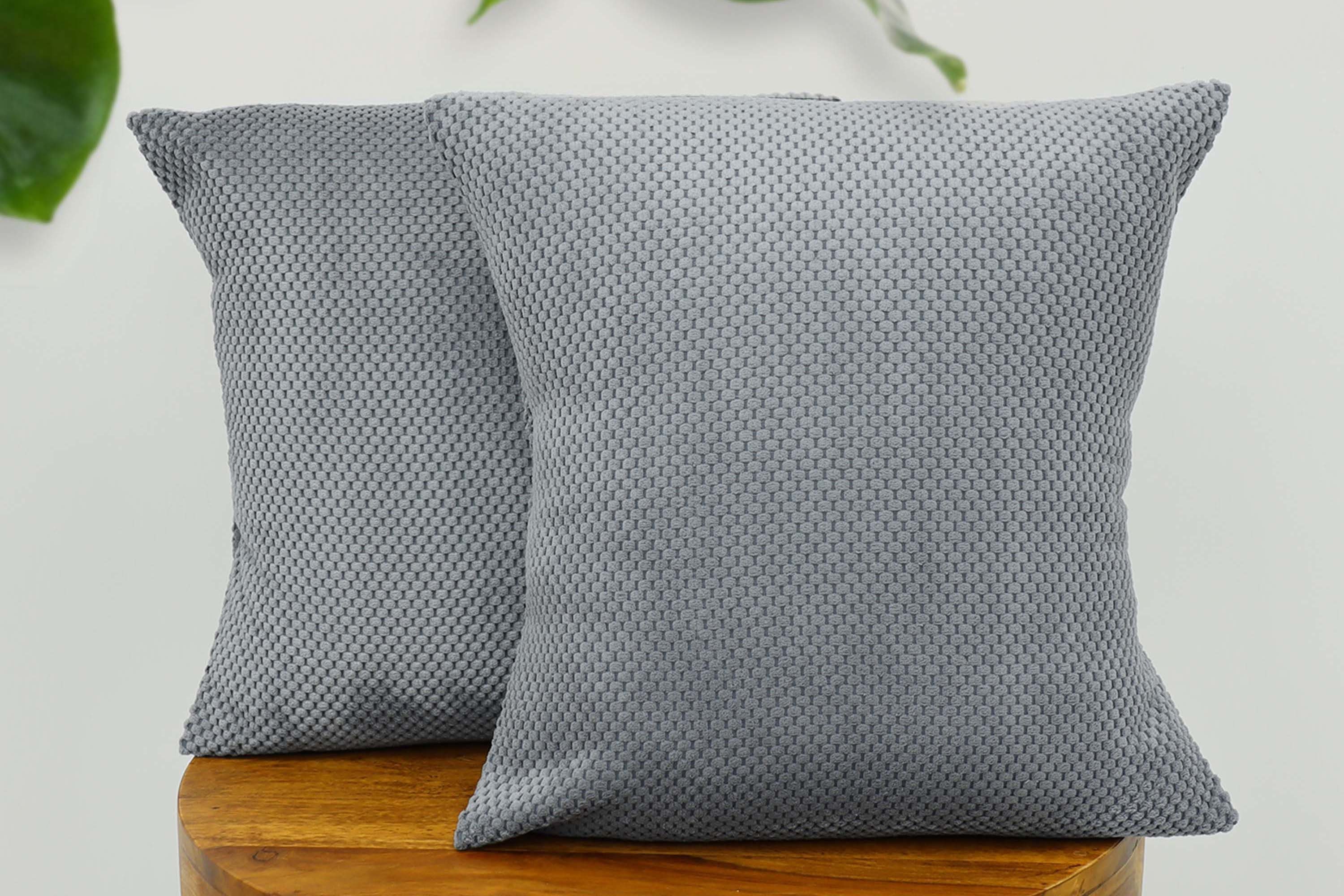 Amilian Dekokissen 2er Set Kissen - Zierkissen - Sofakissen mit Füllung und Kissenbezug, (2 Stück), Kopfkissen, Kuschelkissen, Couchkissen mit Kissenfüllung