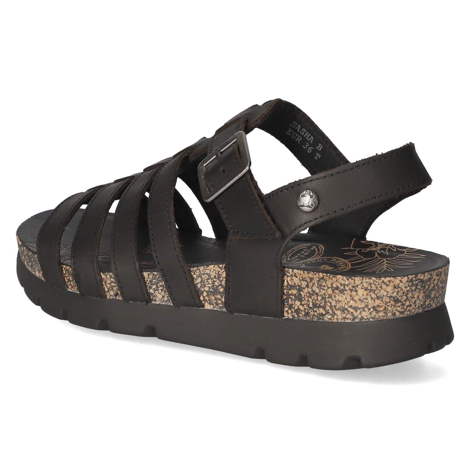 Panama Jack Panama Jack Sasha B1 Damen Glattleder black Sandalette