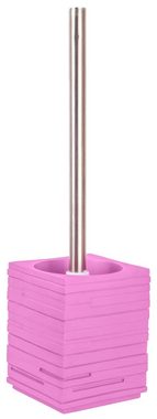 Sanilo Badaccessoire-Set Calero Pink, Kombi-Set, 2 tlg., bestehend aus Seifenspender und WC-Bürste, geriffelt