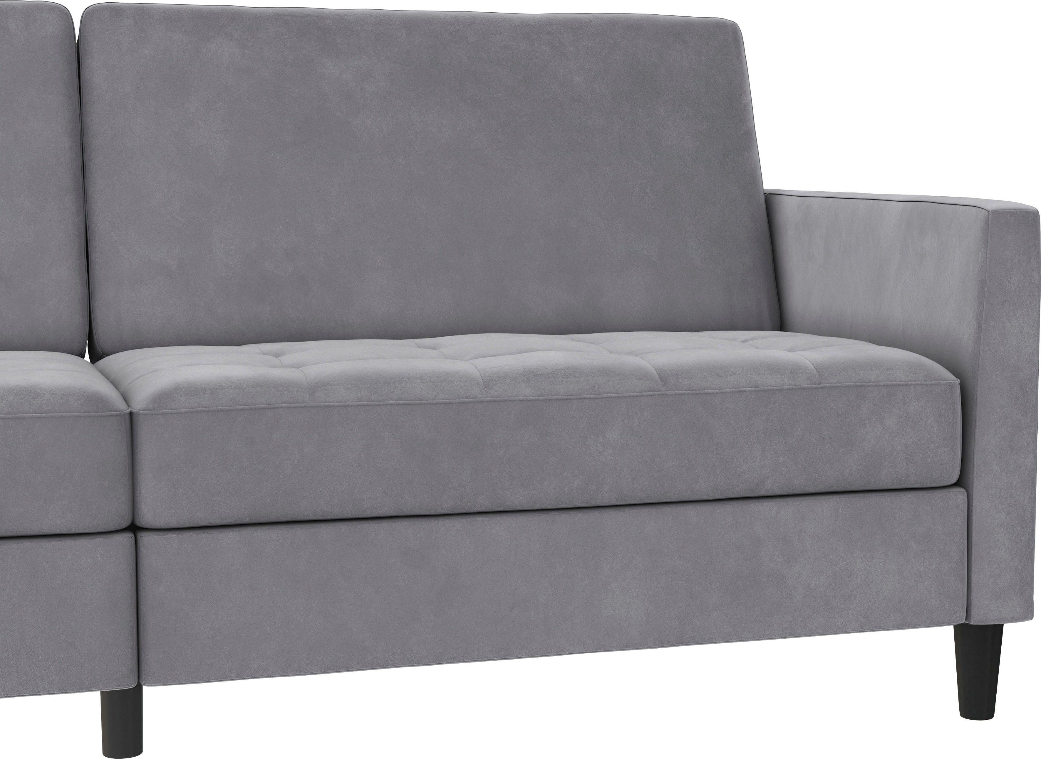 Dorel Home 3-Sitzer Presley, und Bett-Funktion Rückenlehne verstellbarer Sofa mit