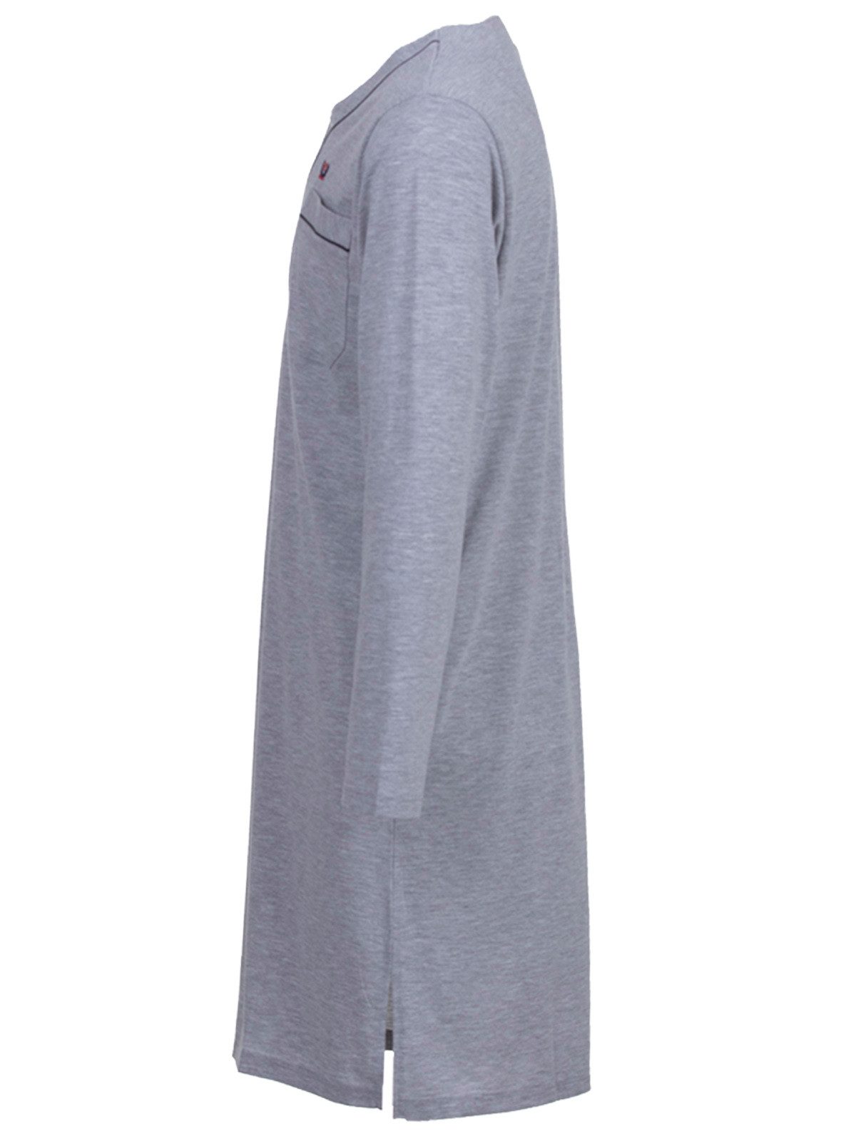 Henry Terre Nachthemd Nachthemd Langarm - Unifarben günstig online kaufen