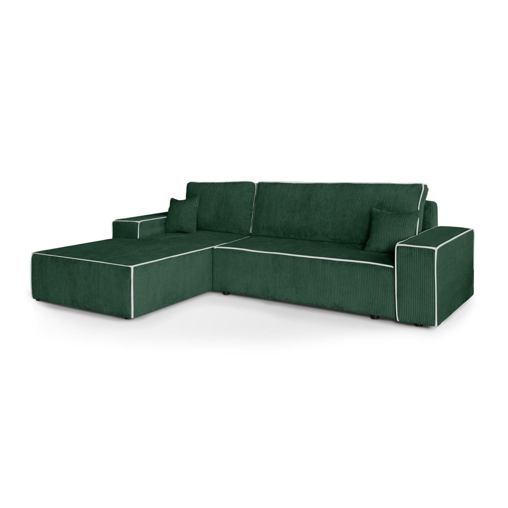 Beautysofa Ecksofa ERNI, inkl. Schlaffunktion, Bettkasten, günstig online kaufen
