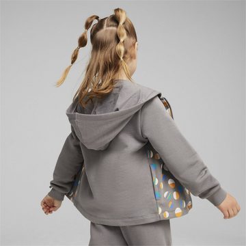 PUMA Kapuzenpullover ESS+ SUMMER CAMP Hoodie mit durchgehendem Reißverschluss Kinder