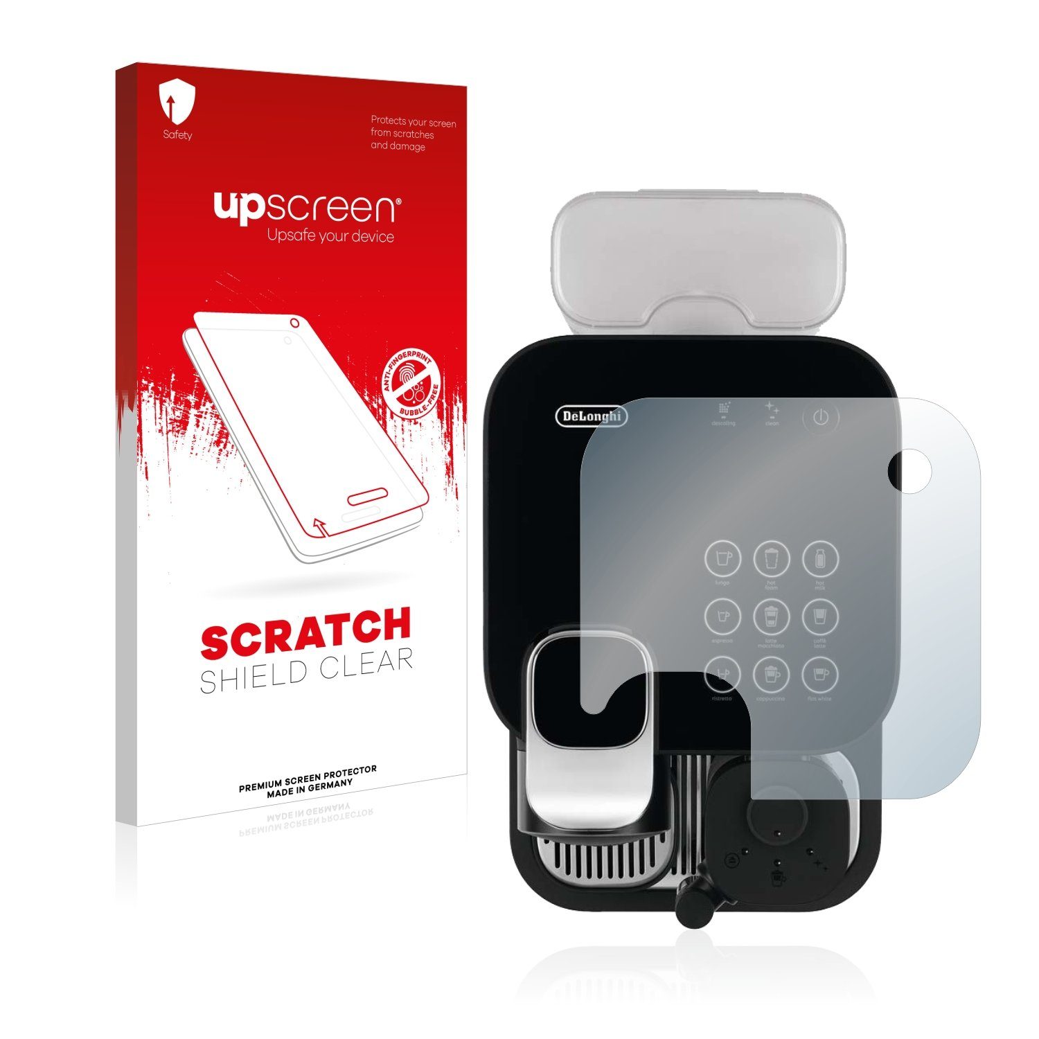 upscreen Schutzfolie für DeLonghi Gran Lattissima EN650.W, Displayschutzfolie, Folie klar Anti-Scratch Anti-Fingerprint