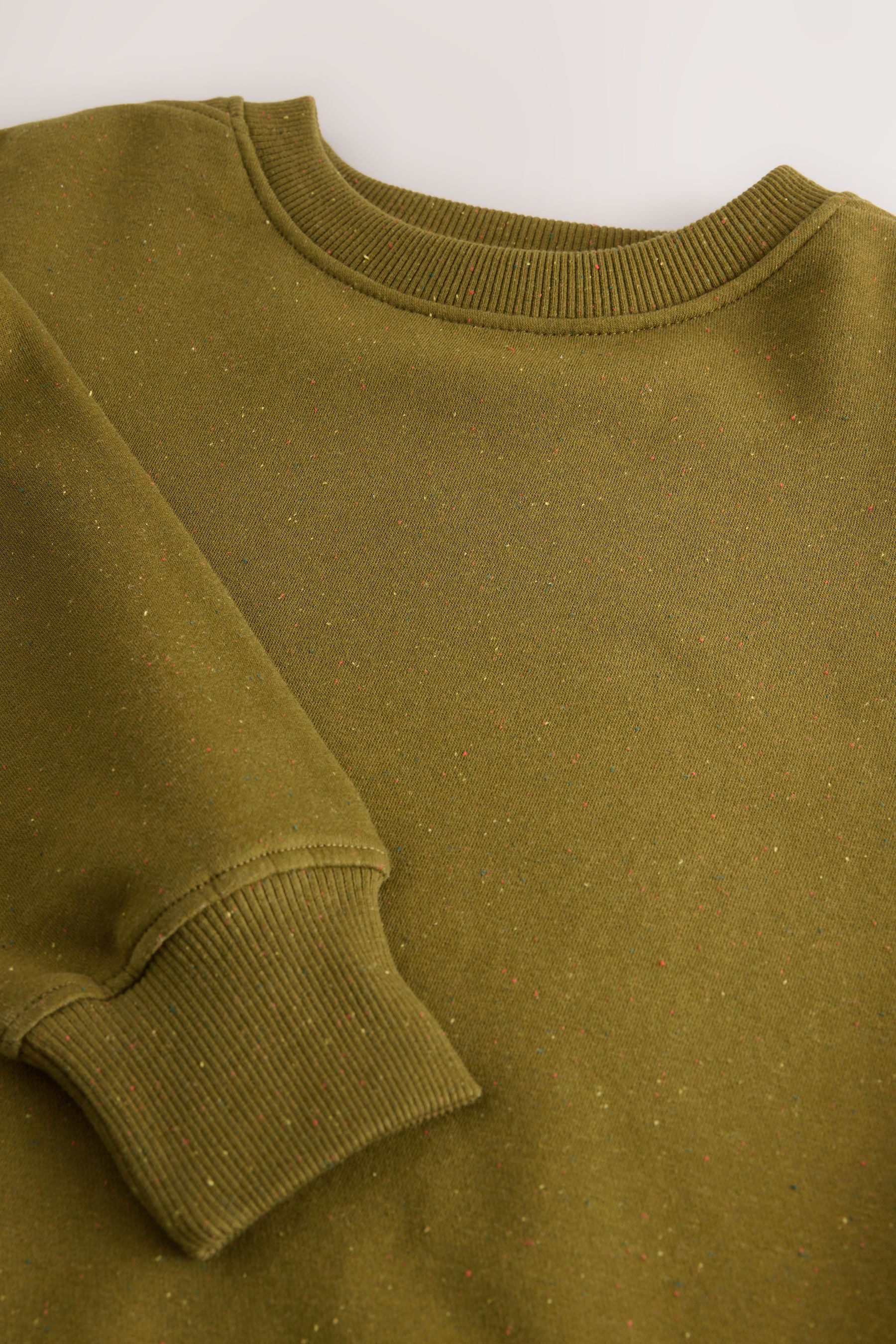 Next Longsweatshirt Angerautes Relaxed Fit Oversized-Sweatshirt (1-tlg)