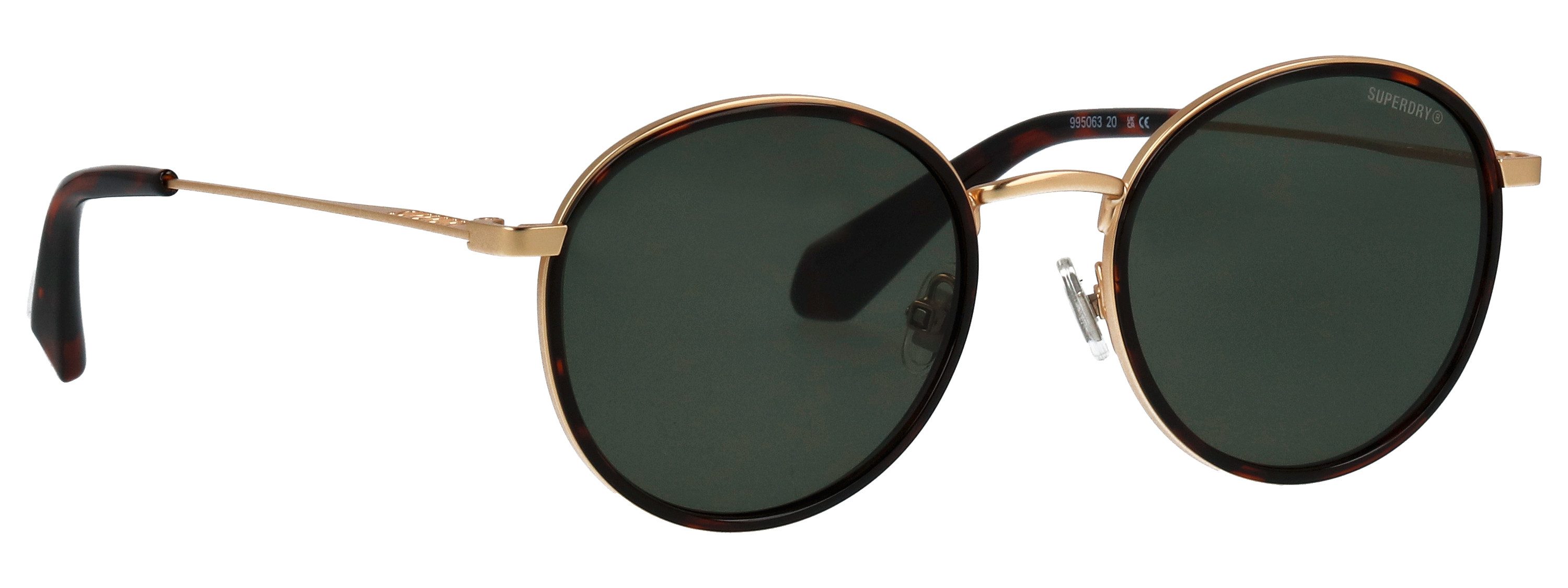 Superdry Sonnenbrille Modell 995063 Form Rund, Logoschriftzug auf Bügel, Kombifassung – Bild 3 von 5
