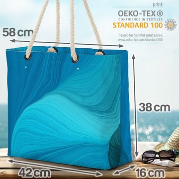 VOID Strandtasche (1-tlg), Curved Speedlines Beach Bag abstrakt wasser licht meer welle Ozean Unterwasser