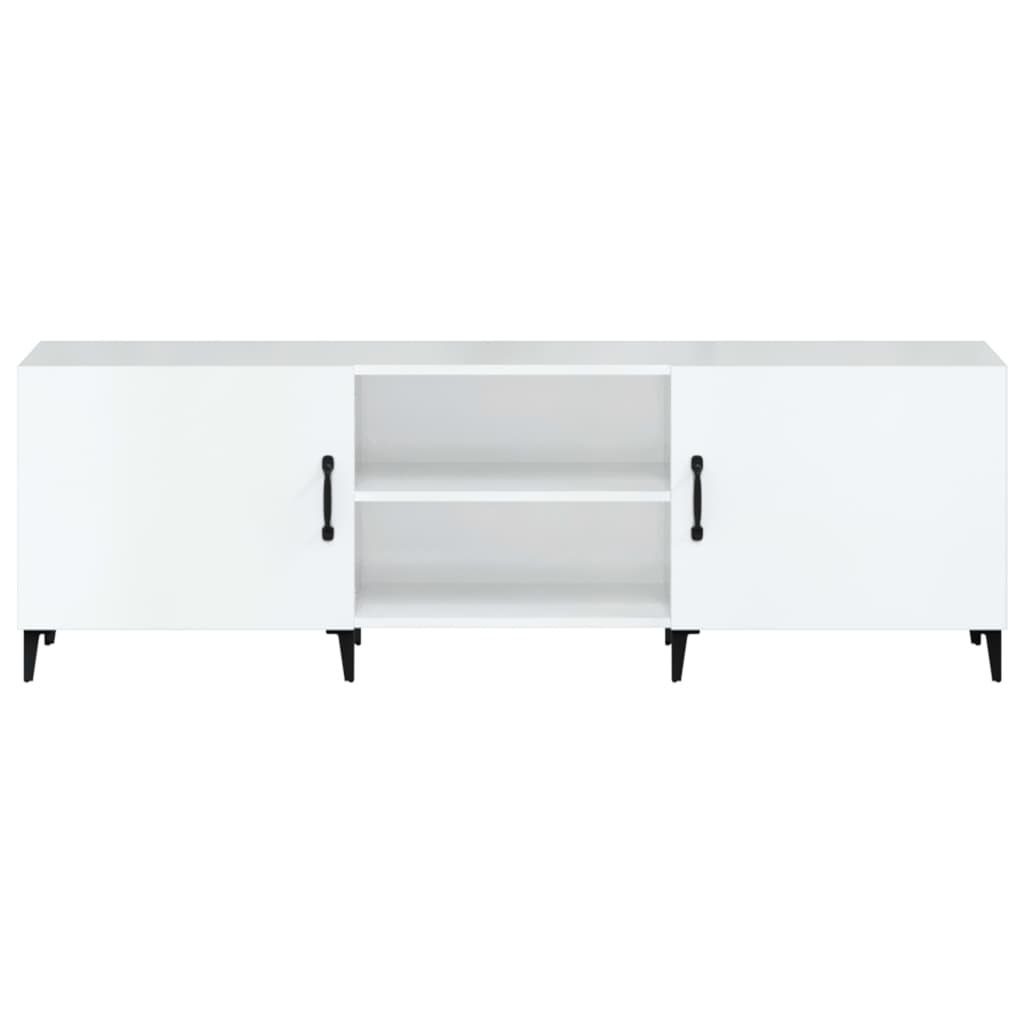 Hochglanz-Weiß 150x30x50 cm TV-Schrank Holzwerkstoff furnicato