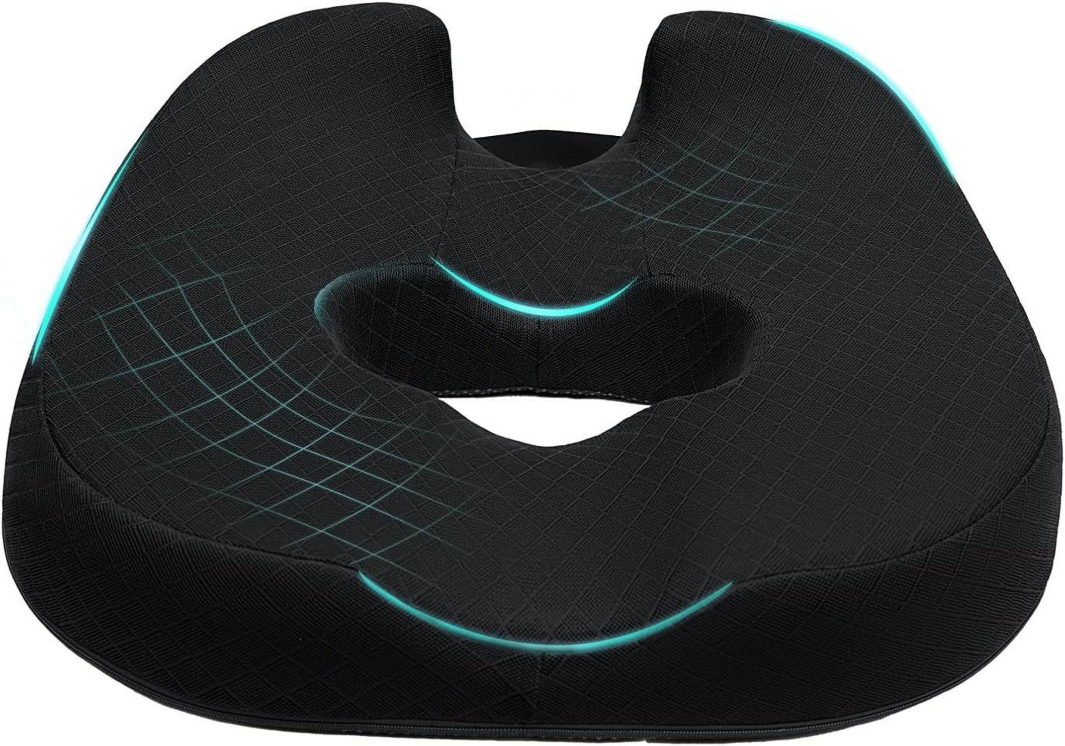 LuxusKollektion Sitzkissen Orthopädisches Donut Sitzkissen Schwarz günstig online kaufen
