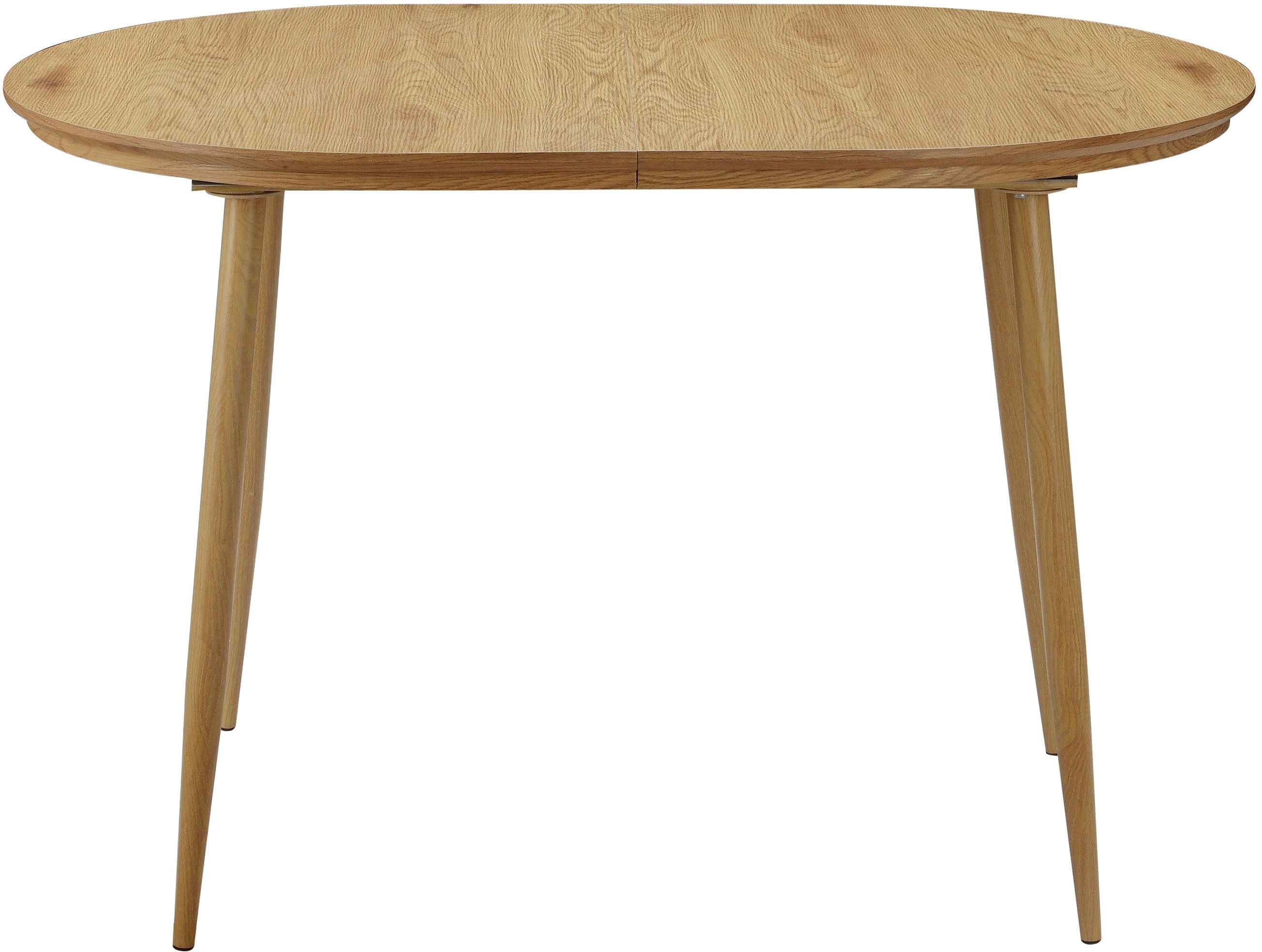 Home affaire Esstisch Belleville, mit Anstecksplatte, ausziehbar 120-160 cm günstig online kaufen