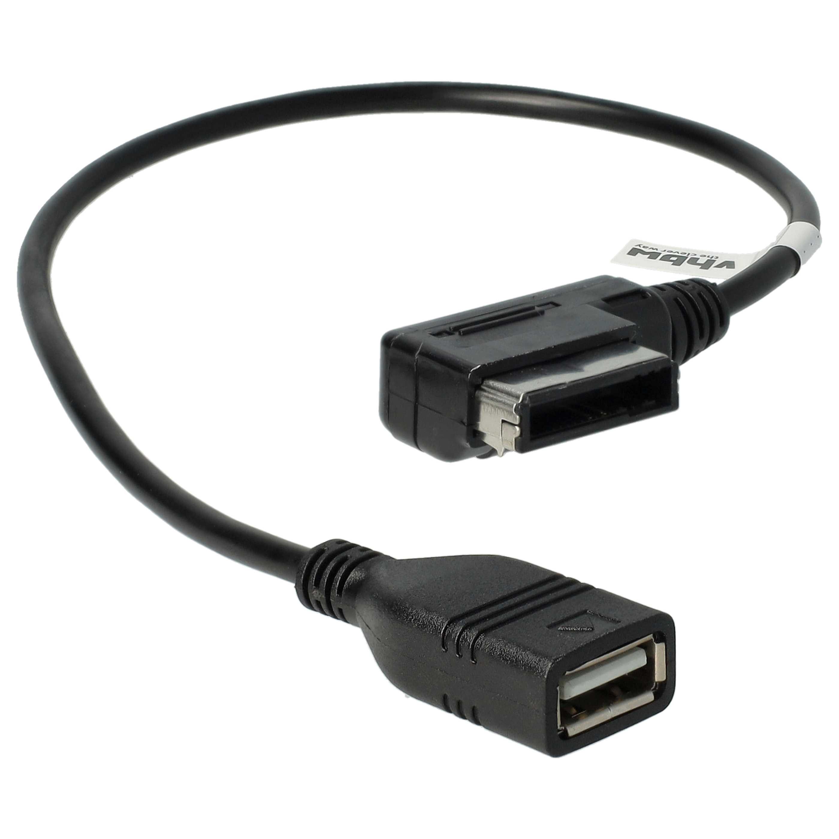 vhbw passend für Audi MMI 3G-System 2006+, A3, A4, A1, TT, Q5, Q7, A8, A5, Audio-Kabel