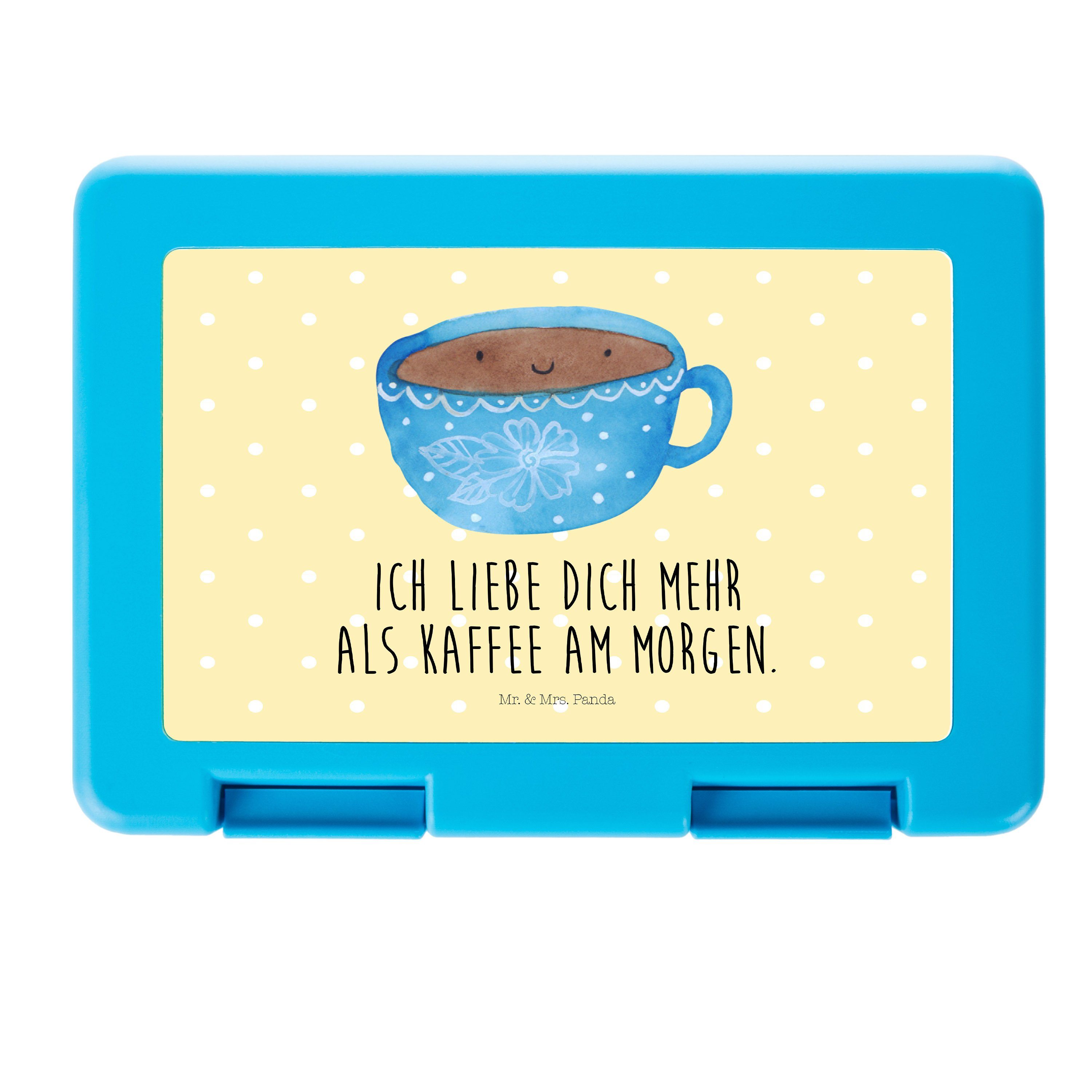 Mr. & Mrs. Panda Dose »Kaffee Tasse Gelb Pastell Lunch box