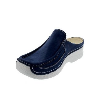 WOLKY Roll-Slide, Clog, Antique nubuck, Denim, 0620211-820 Clog