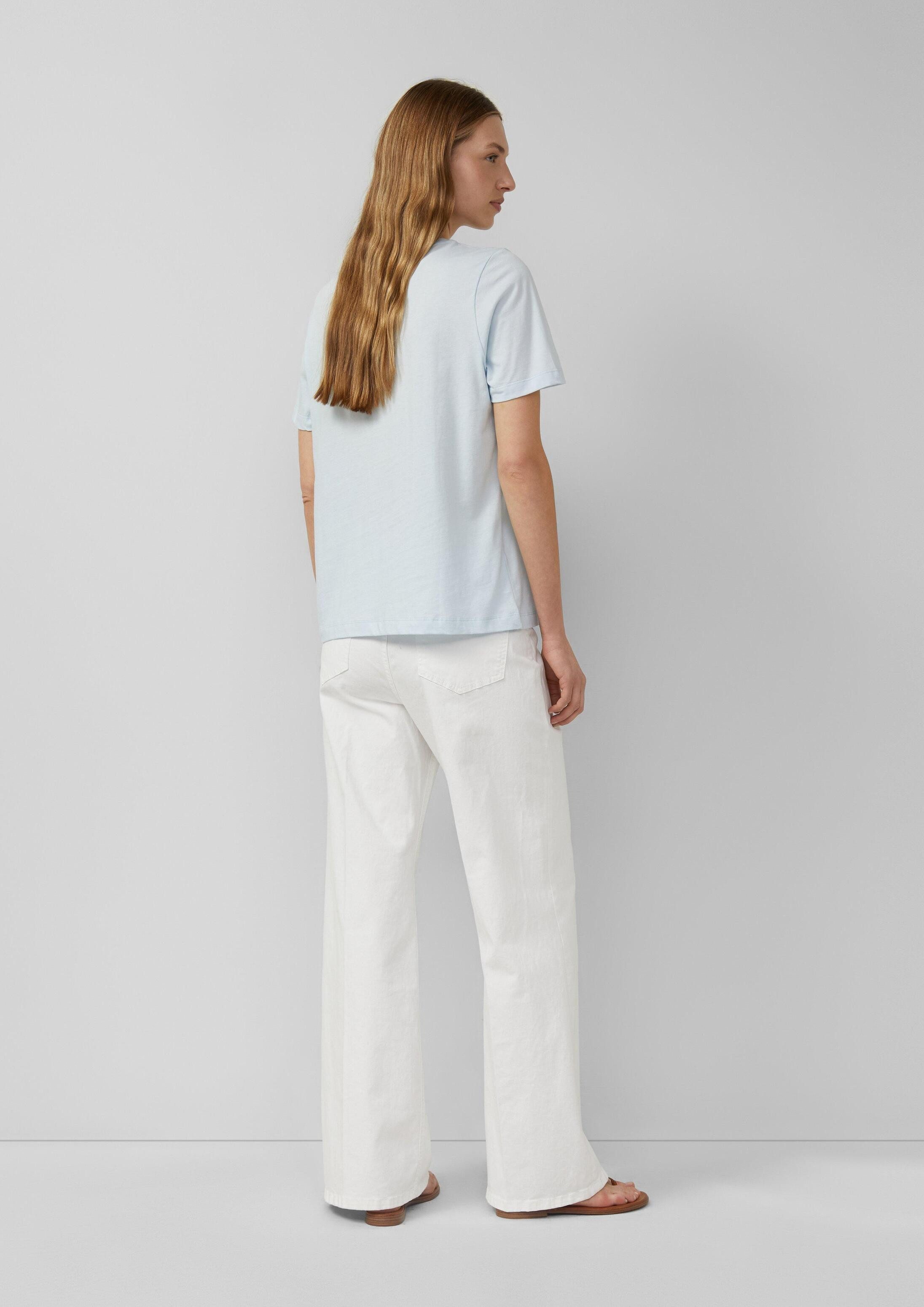 s.Oliver Kurzarmshirt T-Shirt T-Shirt mit Frontprint