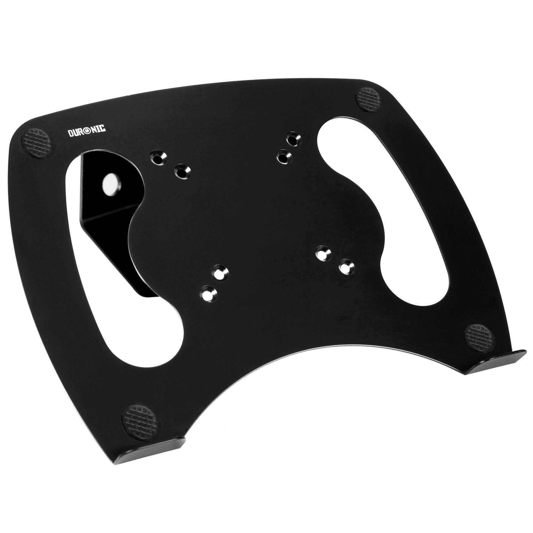Duronic Monitorständer, (DML1 BK Laptophalterung, Fläche 32x24,2cm, Belastbarkeit 8kg)