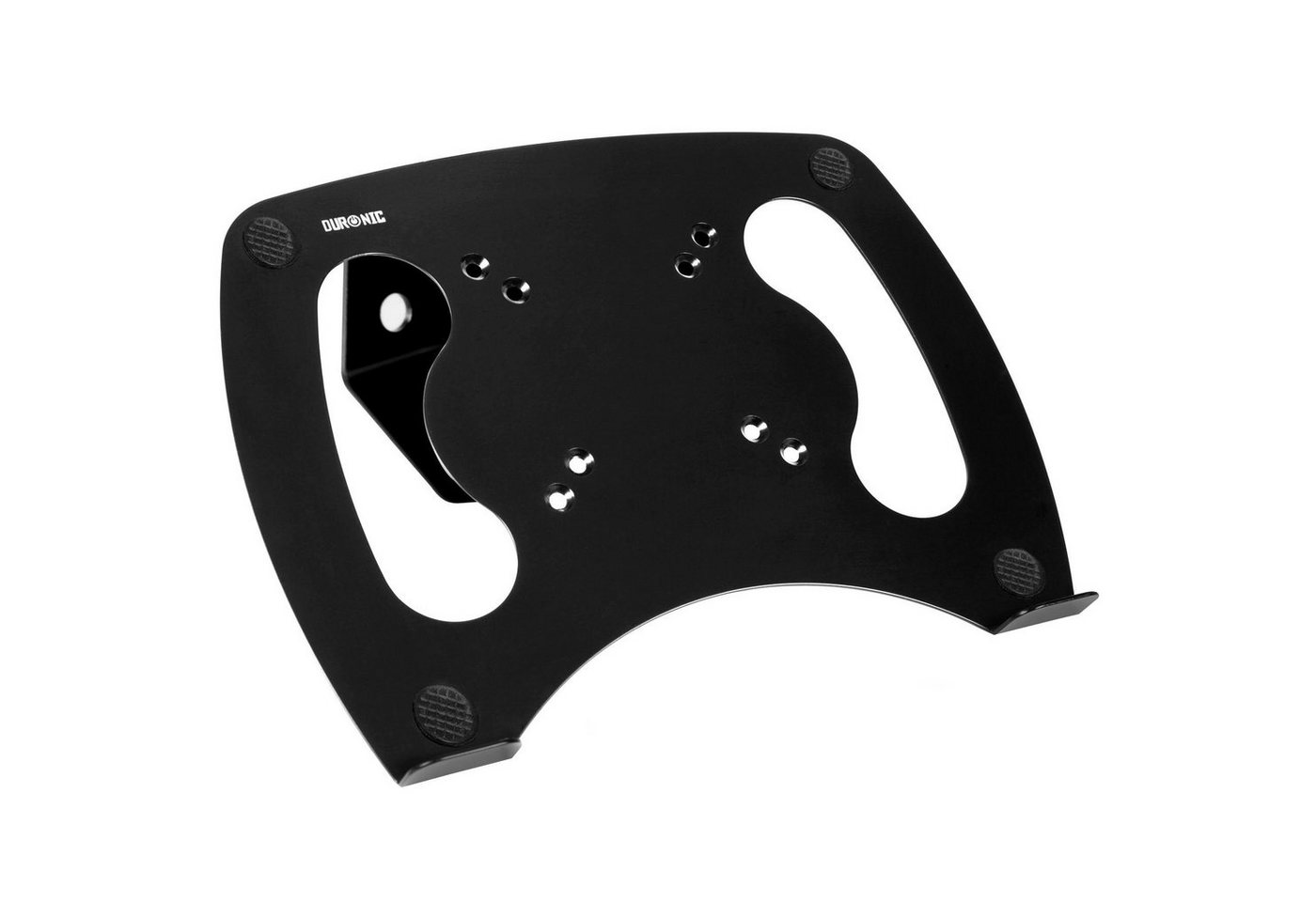 Duronic Monitorständer, (DML1 BK Laptophalterung, Fläche 32x24,2cm, Belastbarkeit 8kg)