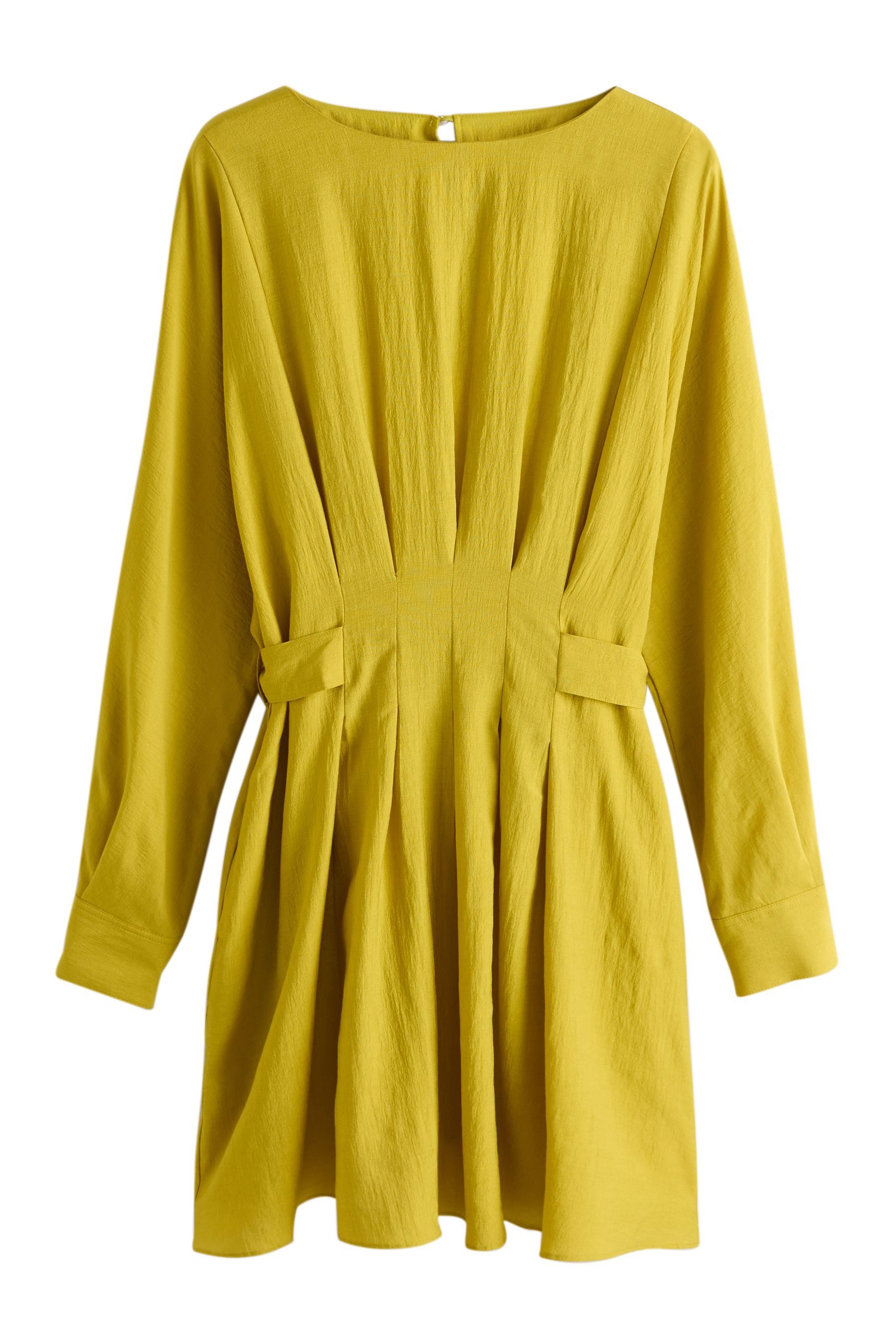 Minikleid Langärmeliges, tailliertes Minikleid