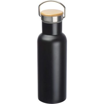 Livepac Office Trinkflasche Doppelwandige Trinkflasche / aus Edelstahl / 500ml / Farbe: schwarz