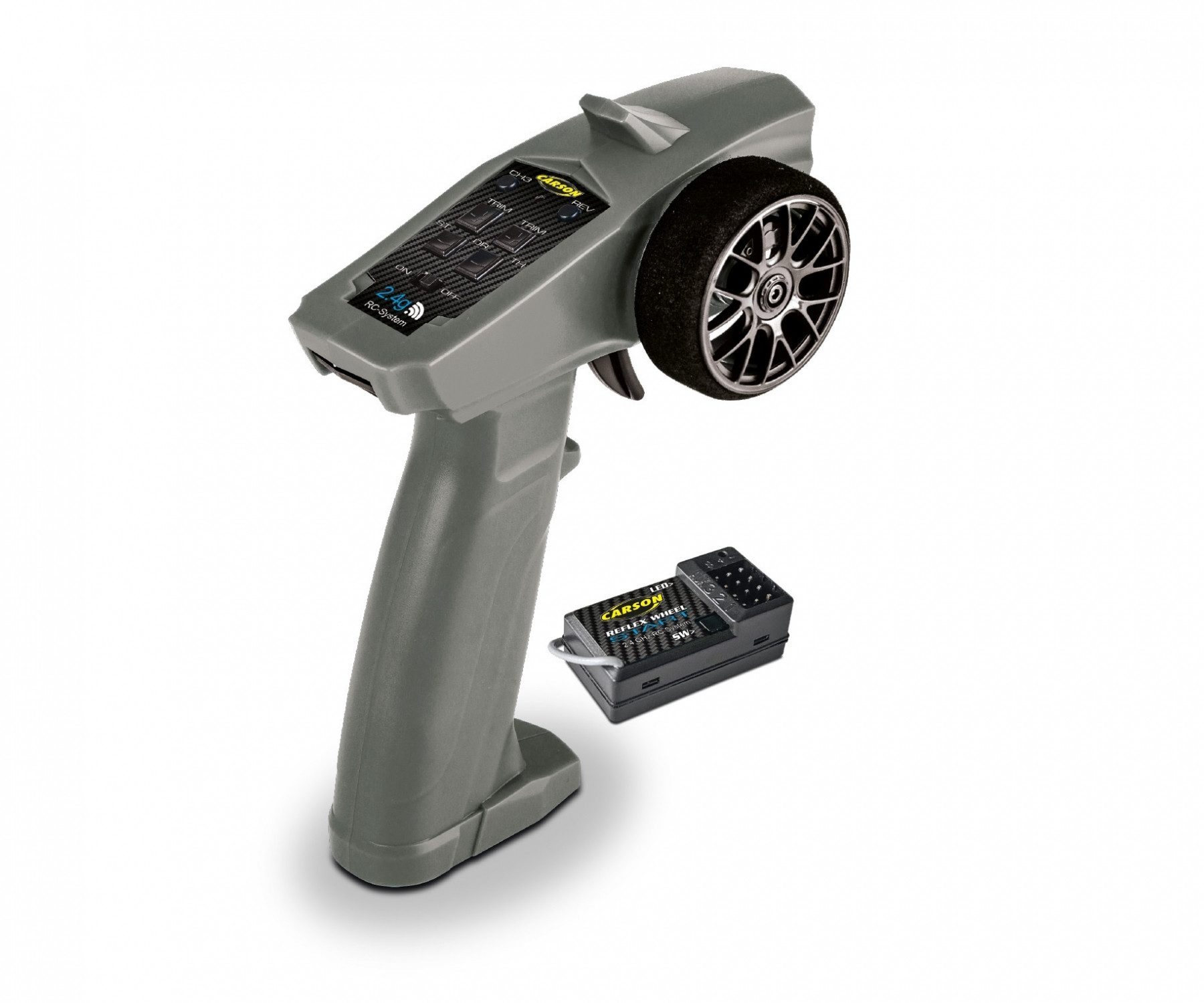 Carson RC Fernsteuerung Reflex Wheel Start 2,4Ghz Radio grau RC-Fernsteuerung