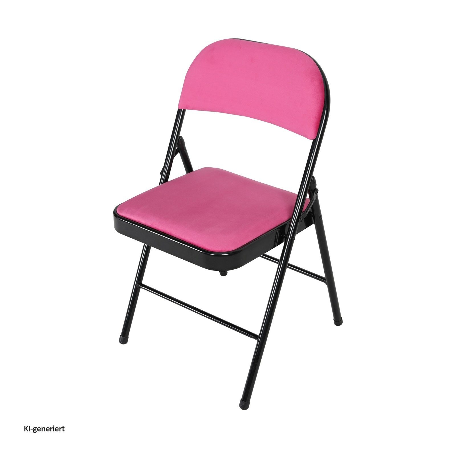 HTI-Living Klappstuhl Klappstuhl Wedigo Velvet Pink (Stück, 1 St), Gästestuhl Familienfeiern Firmenveranstaltungen