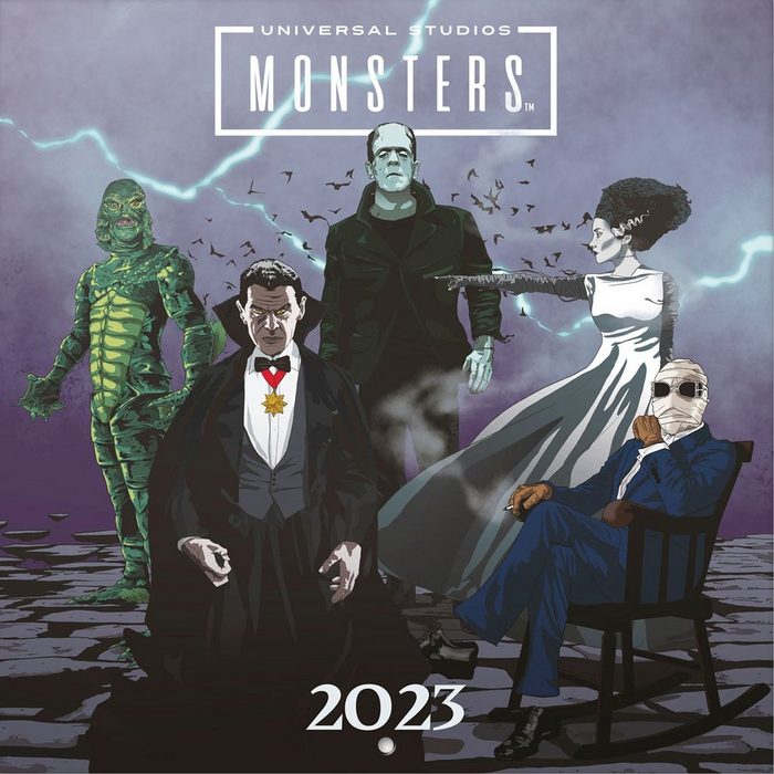 Grupo Erik Wandkalender Universal Monsters Kalender 2023