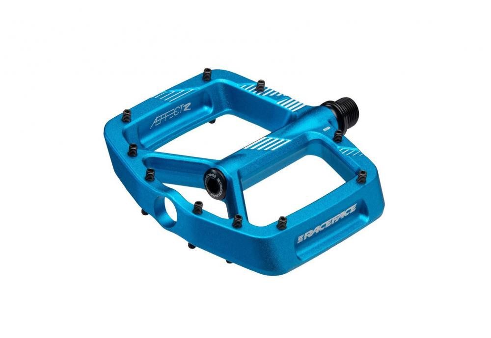 Race Face Fahrradpedale Race Face Aeffect R Plattform-Pedal, blue - robustes Flatpedal für Tra