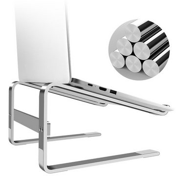 Rnemitery Laptop Ständer, Aluminium Laptop Stand mit Belüftung für Schreibtisch Laptop-Ständer, (Ergonomisch Laptop Halterung für Schreibtisch)