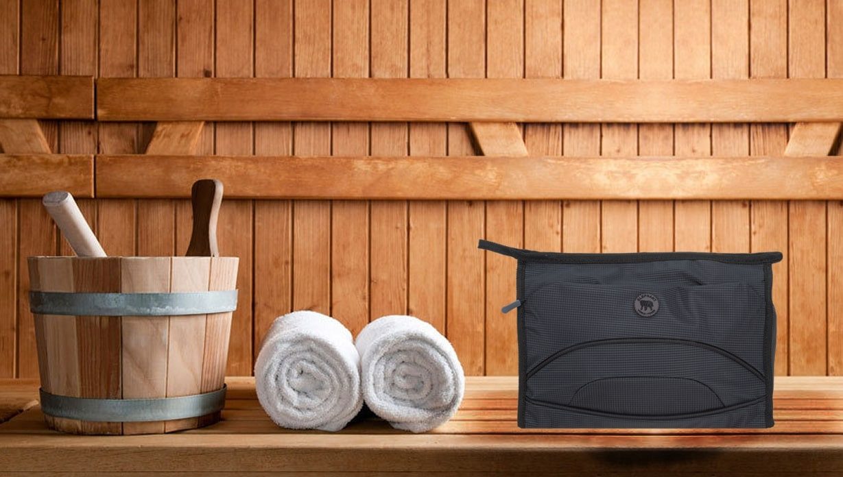 ELEPHANT Kulturbeutel groß Kulturtasche Washbag Color Kosmetiktasche, Damen Herren Sauna Sport Reise Tasche Bag