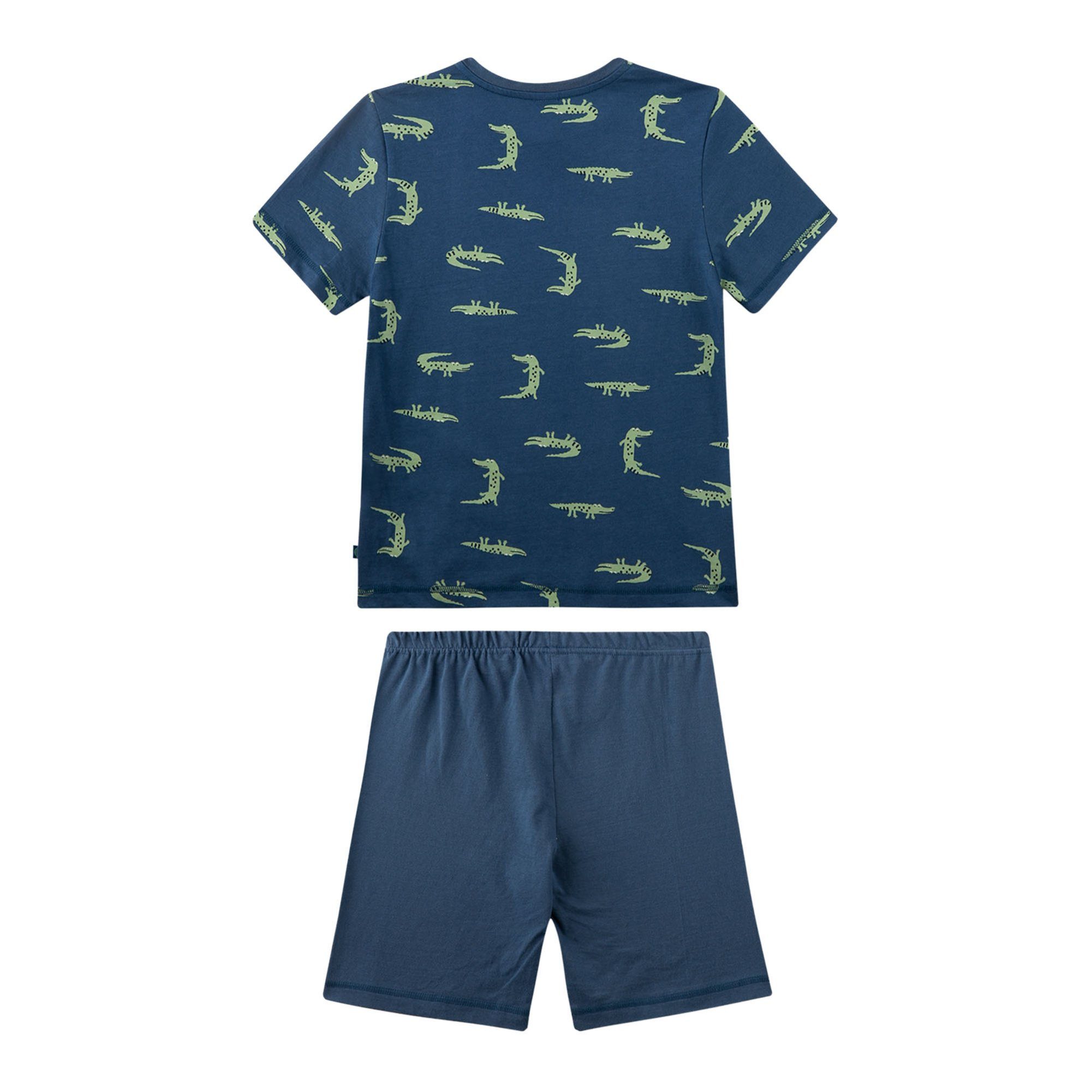 Sanetta Pyjama Jungen Pyjama Baumwolle Pyjama kurz Krokodil (2 tlg)