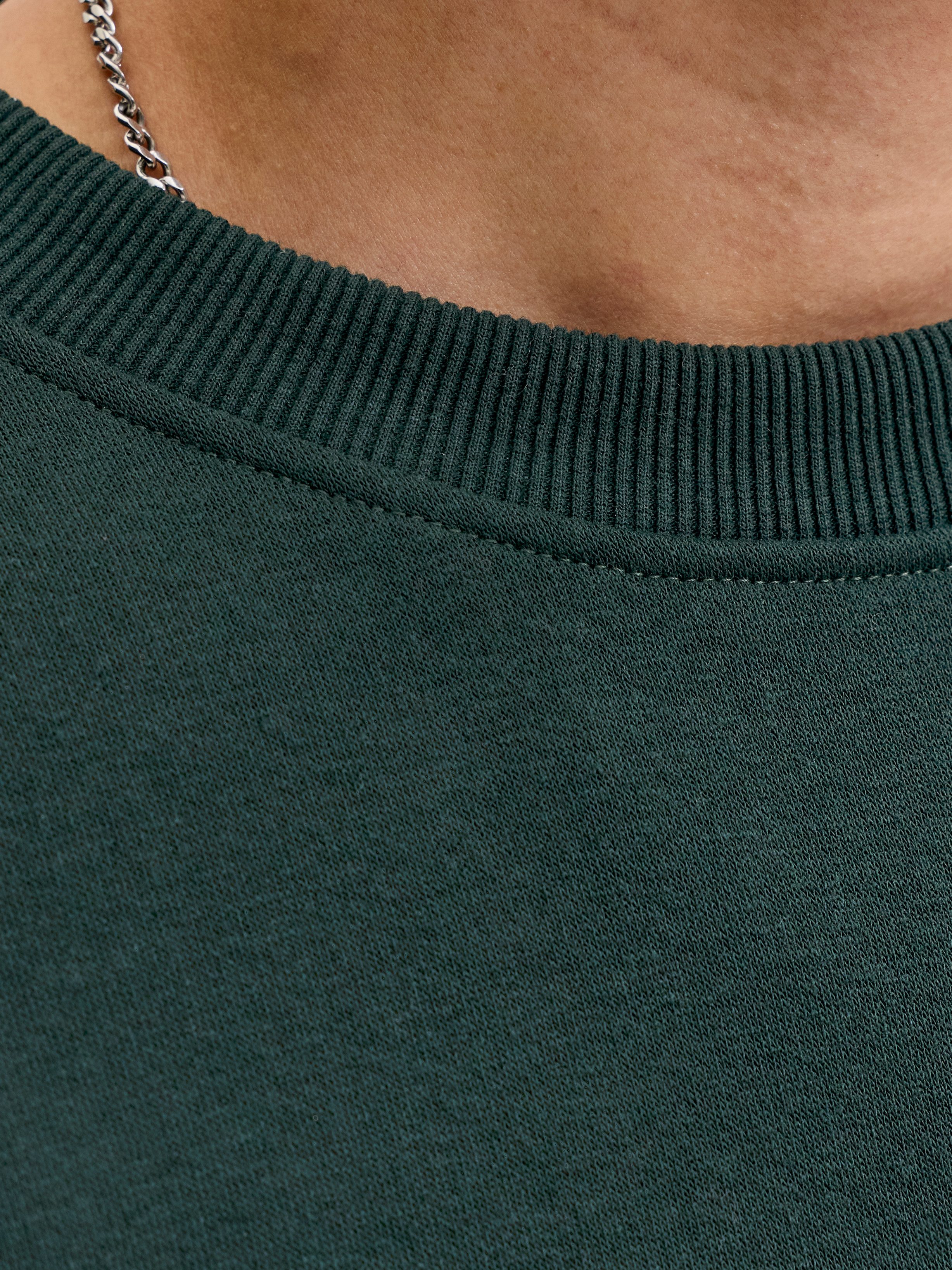Jack & Jones Sweatshirt JJAERO SWEAT CREW NECK Materialmix, regular fit
