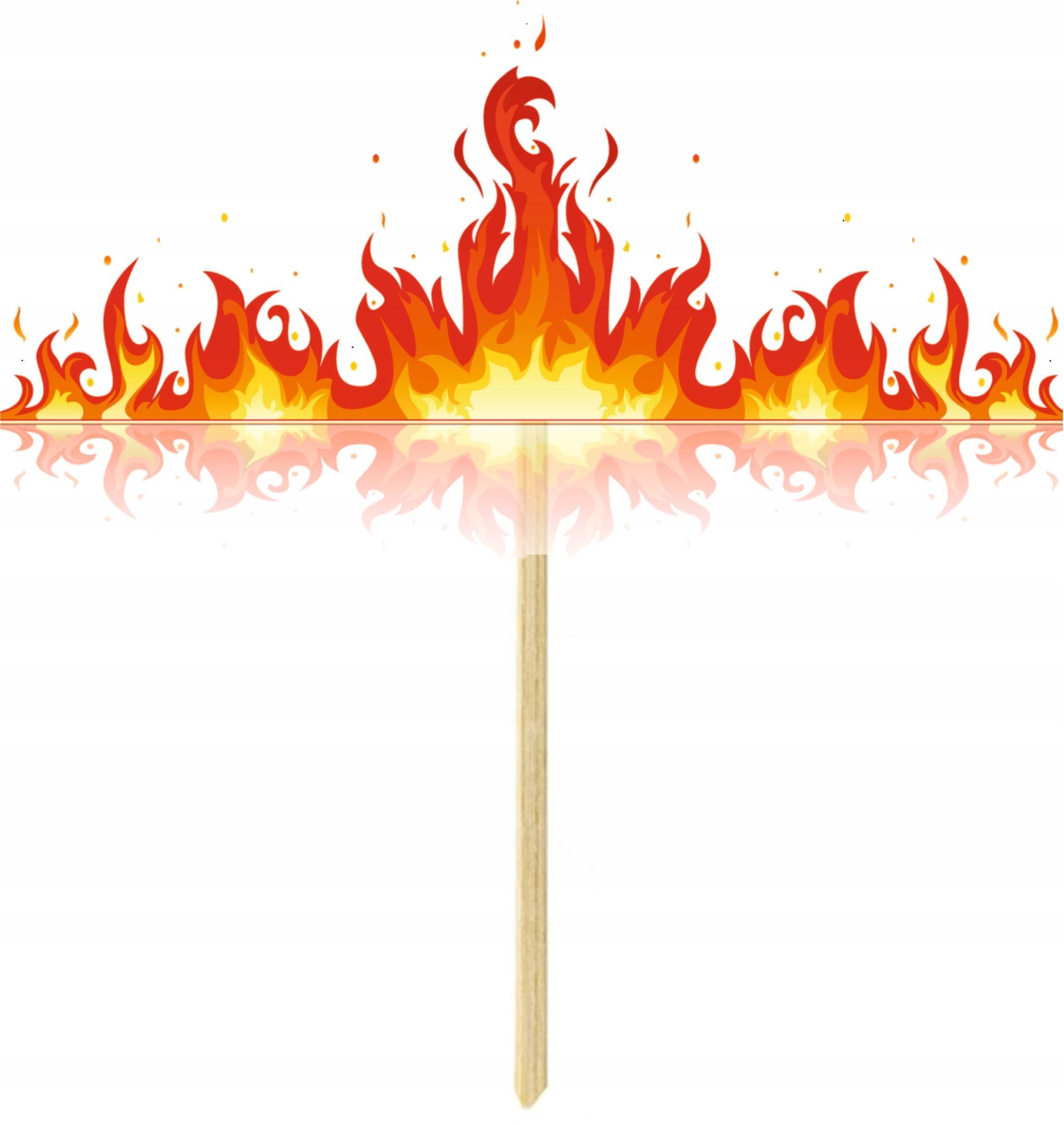 Patta, Topper Tortentopper Feuerwehr Flammen Geburtstag - Laser Deko, Karton