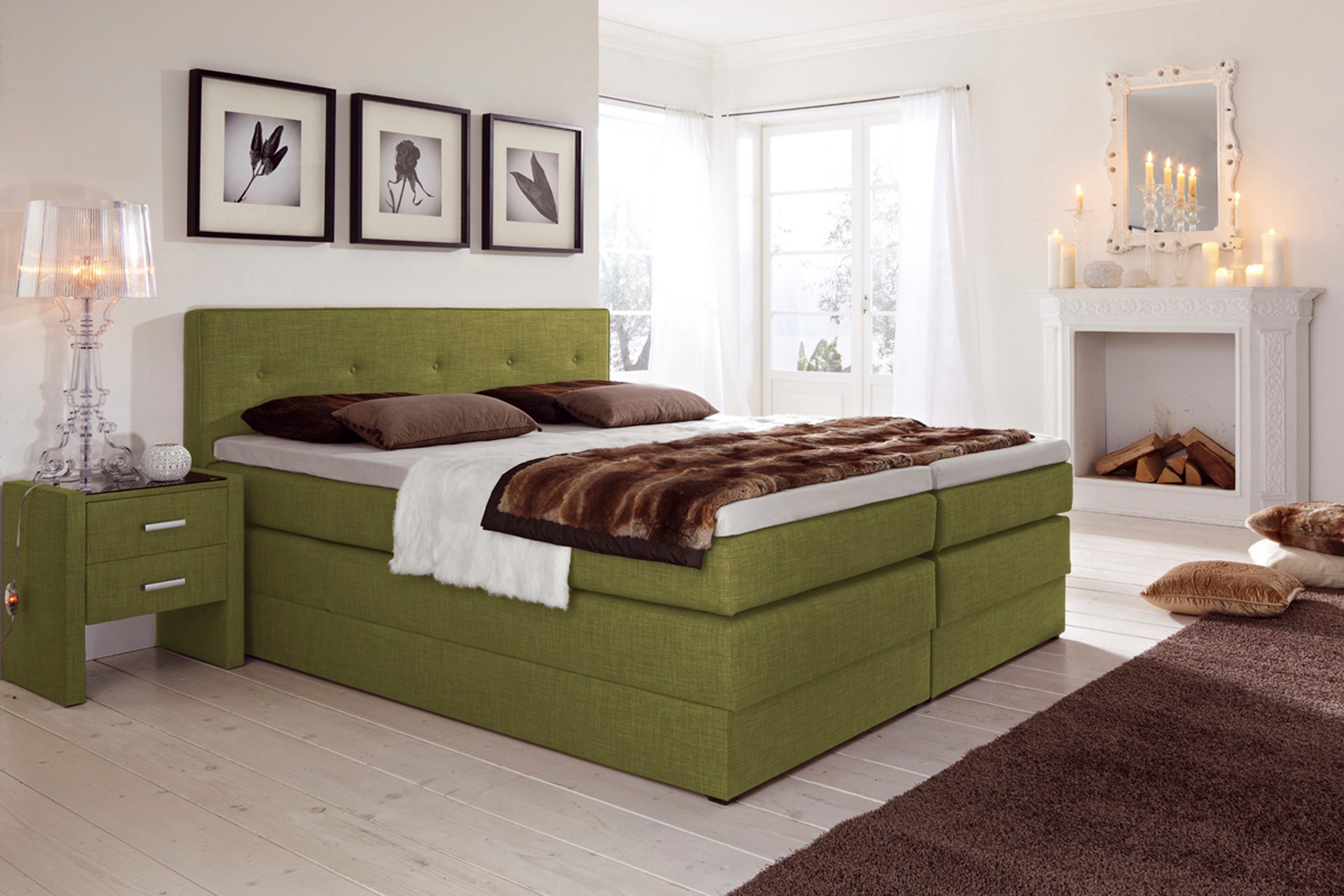 hapo Boxspringbett, mit Bettkasten