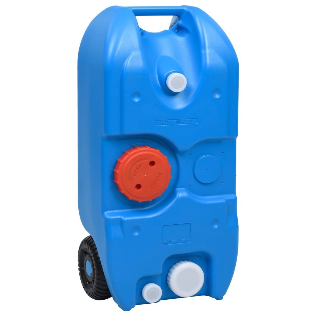 vidaXL Campingtoilette 40 L Camping-Wassertank mit Rollen 40 L Blau
