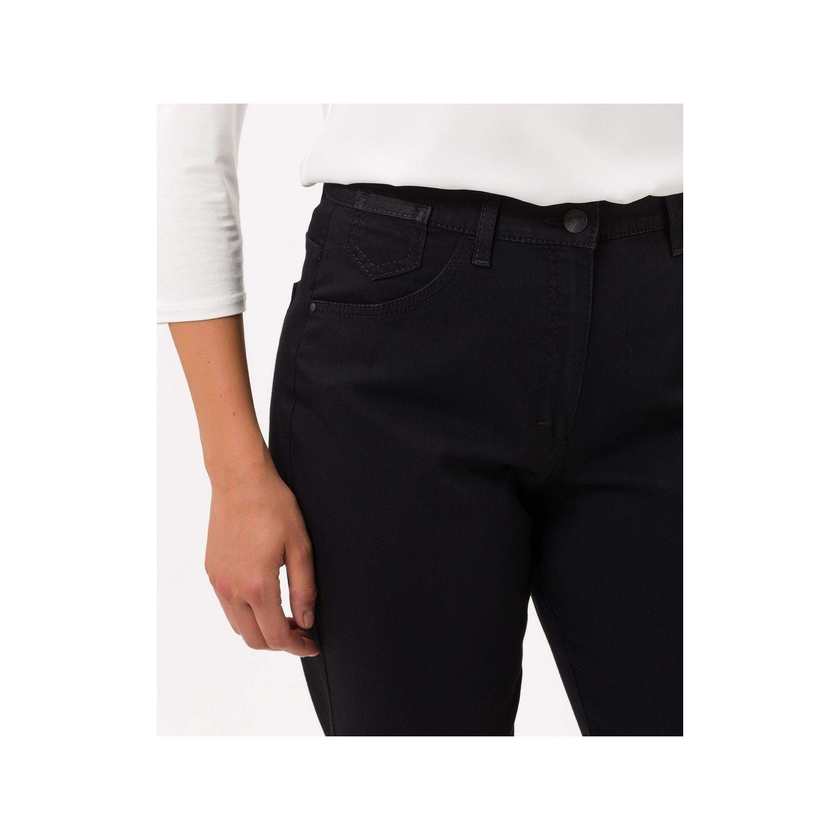 Brax 5-Pocket-Jeans schwarz regular (1-tlg)