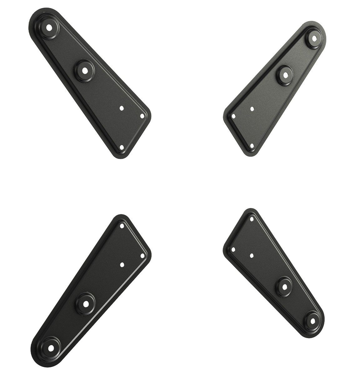 RICOO Halterungszubehör VESA Adapter Verlängerung für Monitor TV Wandhalterung VA0100, (VESA 200x200 bis 400x400, 4-tlg., Fernsehhalterung für Fernseher 32-55 Zoll, VESA Adapter für TV Wandhalterung Fernsehhalter TV VESA 400x400)