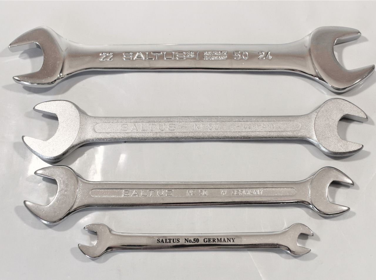 Saltus Maulschlüssel SALTUS Doppelmaulschlüssel Satz Set CV 4-tlg Schlüsselsatz Mauls…