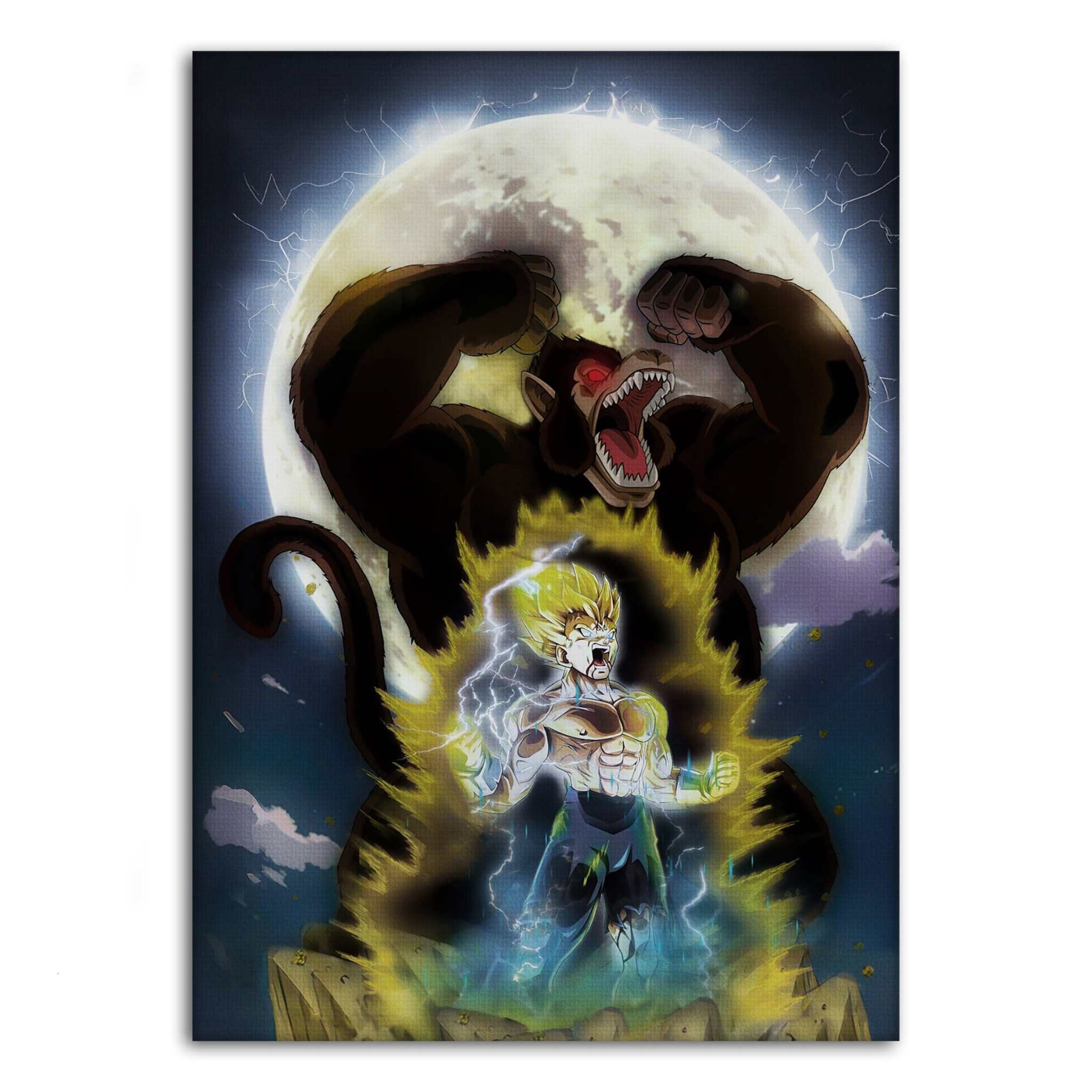 Wanddekoobjekt Majin Vegeta x SHADOW030 - Dragon Ball - Anime Leinwandbild
