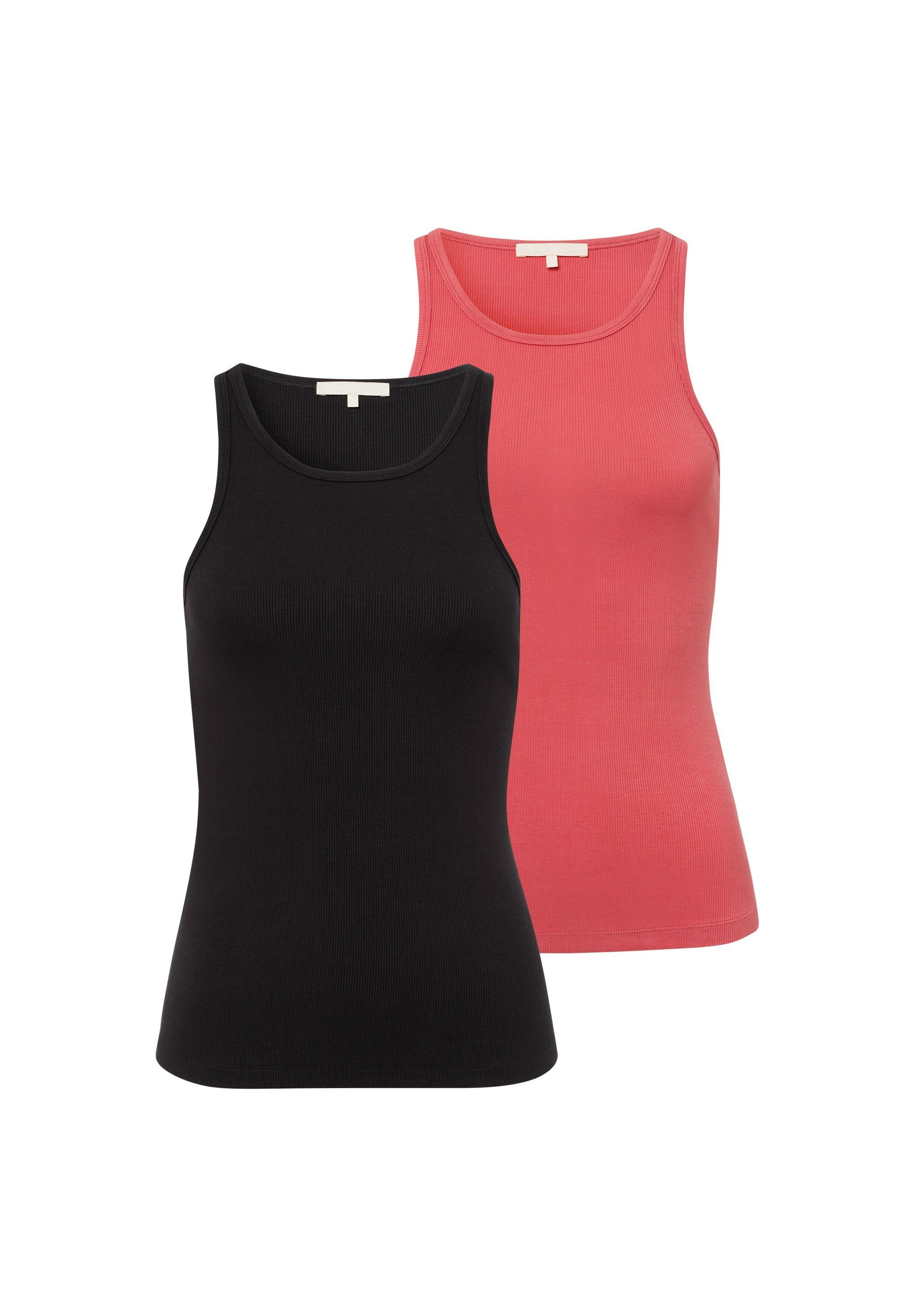 Les Lunes Tanktop Ryliee Top Multipack Sehr weiches Ryliee Tank Top aus Bambus Mix Doppelpack