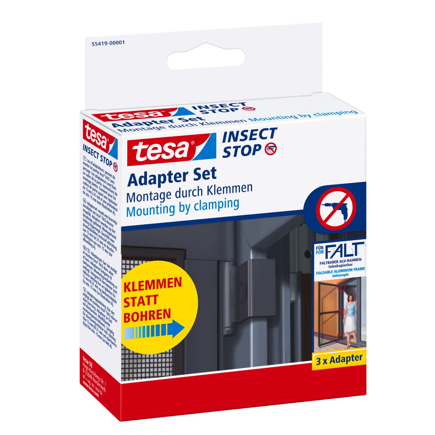 tesa Insektenschutz-Tür Insect Stop Falt Adapter günstig online kaufen