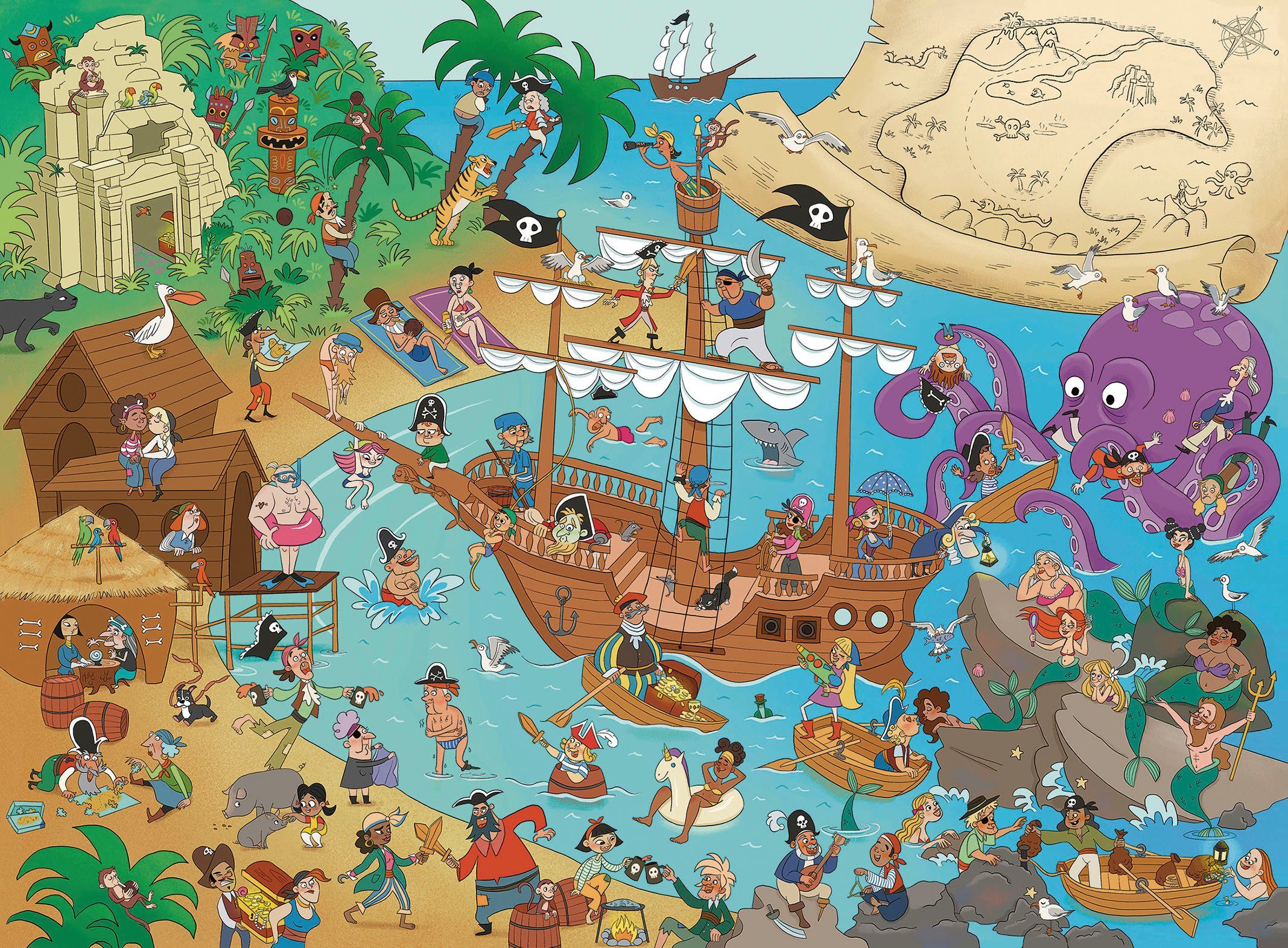 Ravensburger Puzzle Die Piratenbucht, 150 Puzzleteile, günstig online kaufen