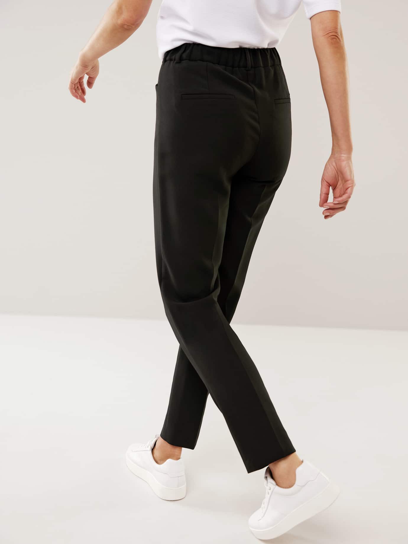 Walbusch Schlupfhose Damen Koffer-Schlupfhose bügelfrei Regular Fit, elegant, pflegeleicht, Kurzgröße – Bild 3 von 4